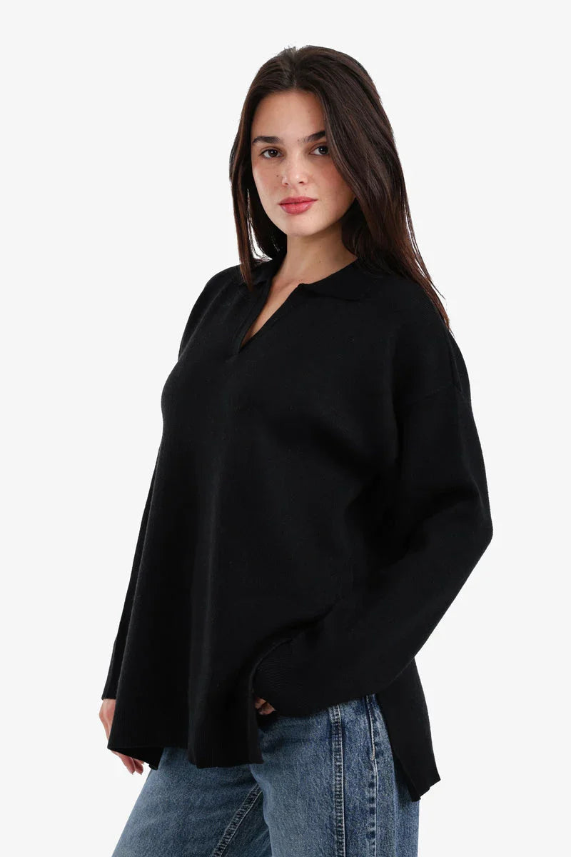 Carina - Relaxed Fit Side-Slit Pullover 7