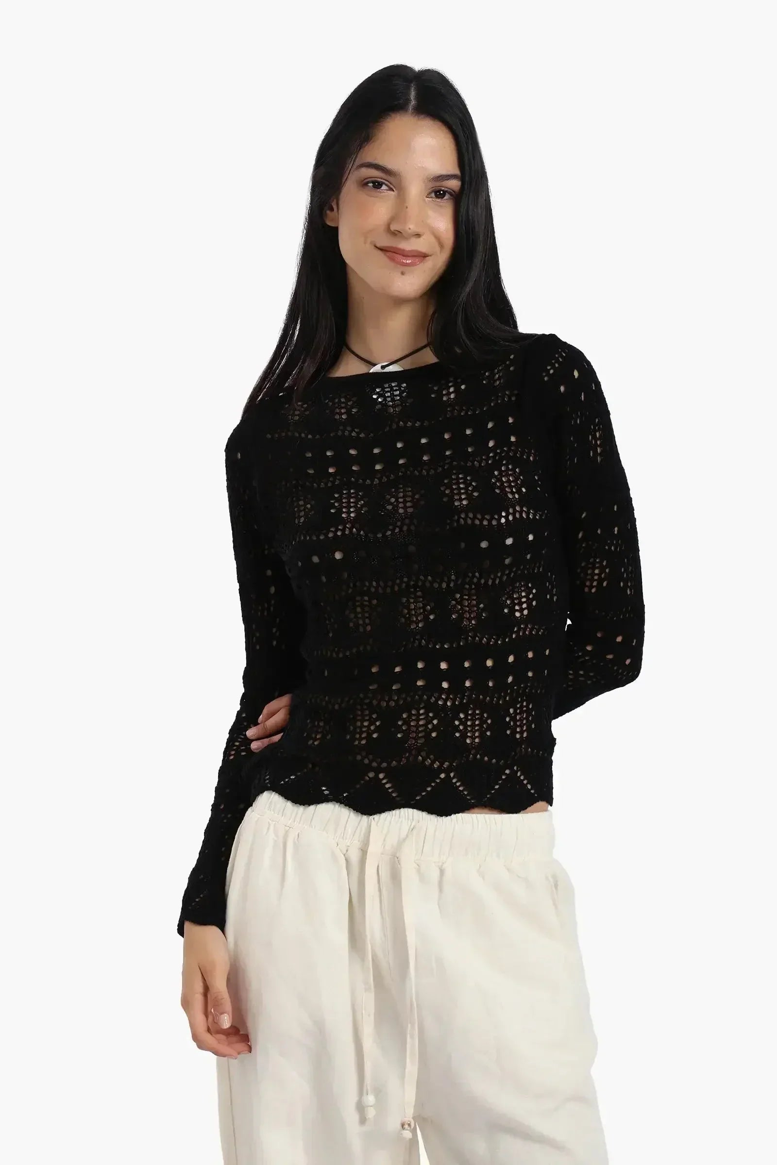 Carina - Knitted Long Sleeves Top 5