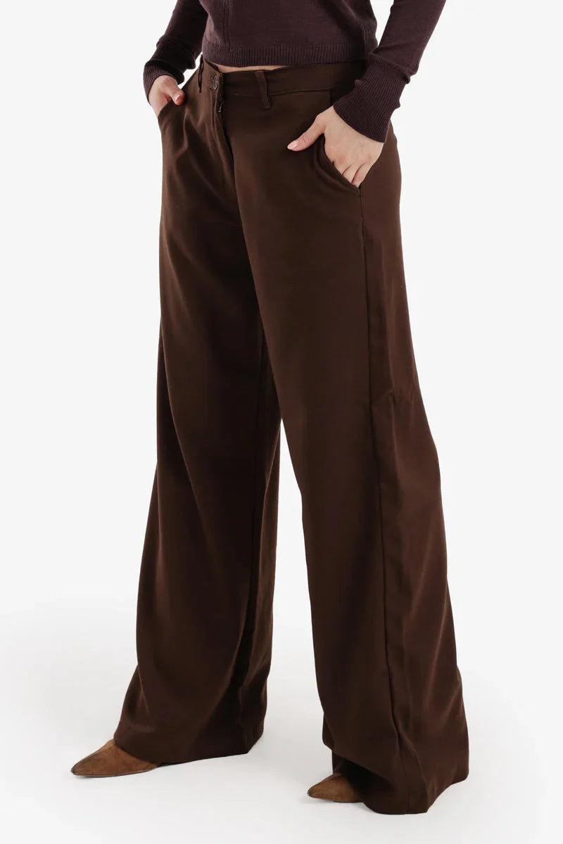 Carina - Wide-Leg Straight Cut Pants 7