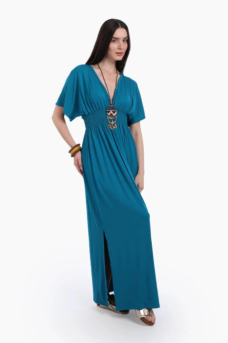 Carina - Comfy Nightgown With Side Slits 2