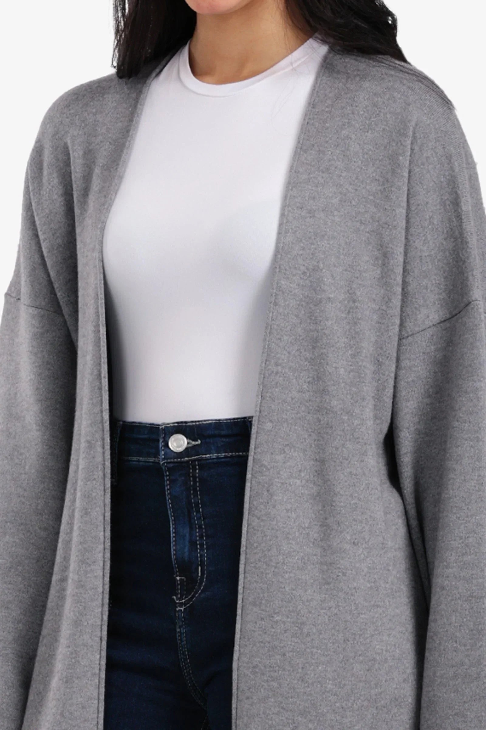 Clue - Knee Length Regular Cardigan 8