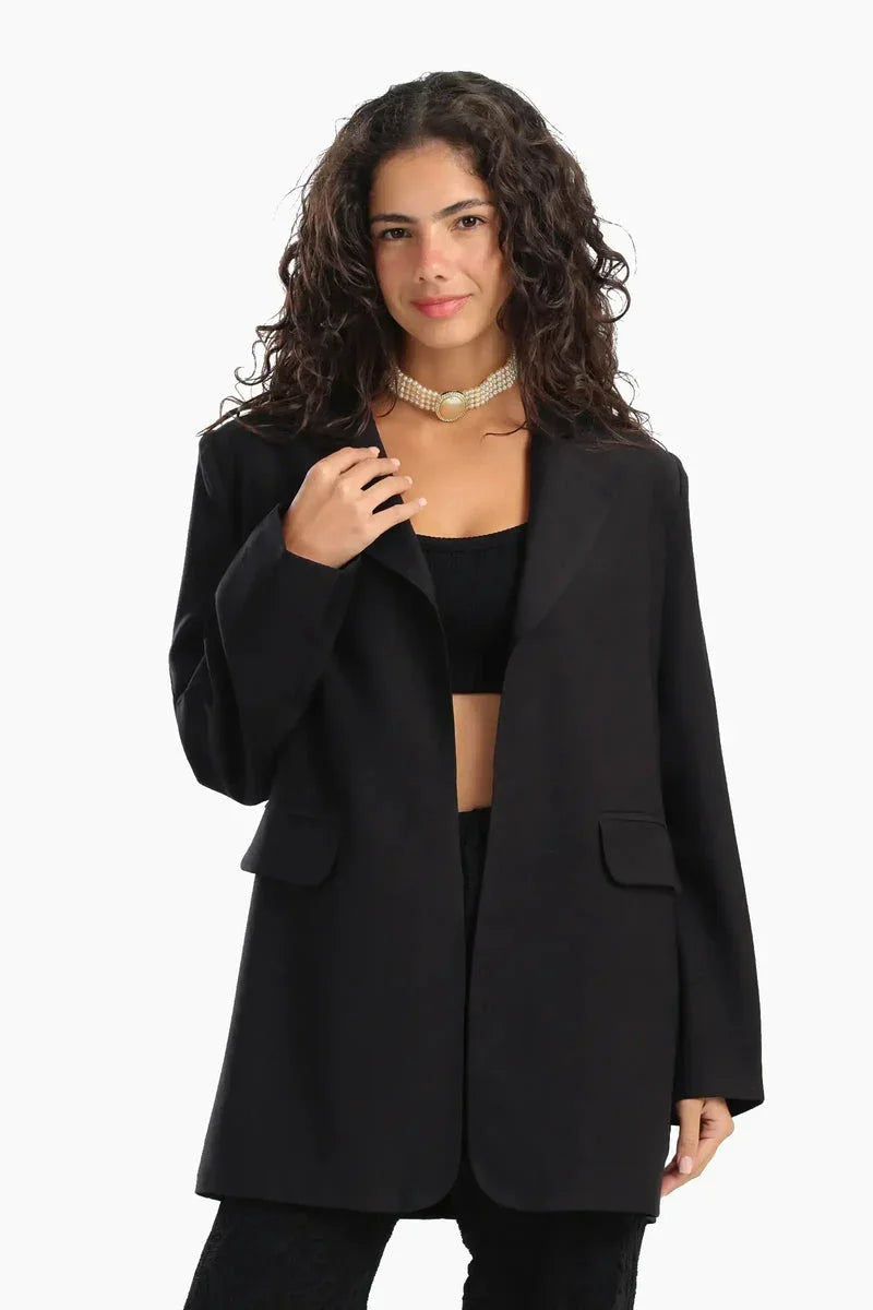Carina - Classic Long Sleeves Blazer 1