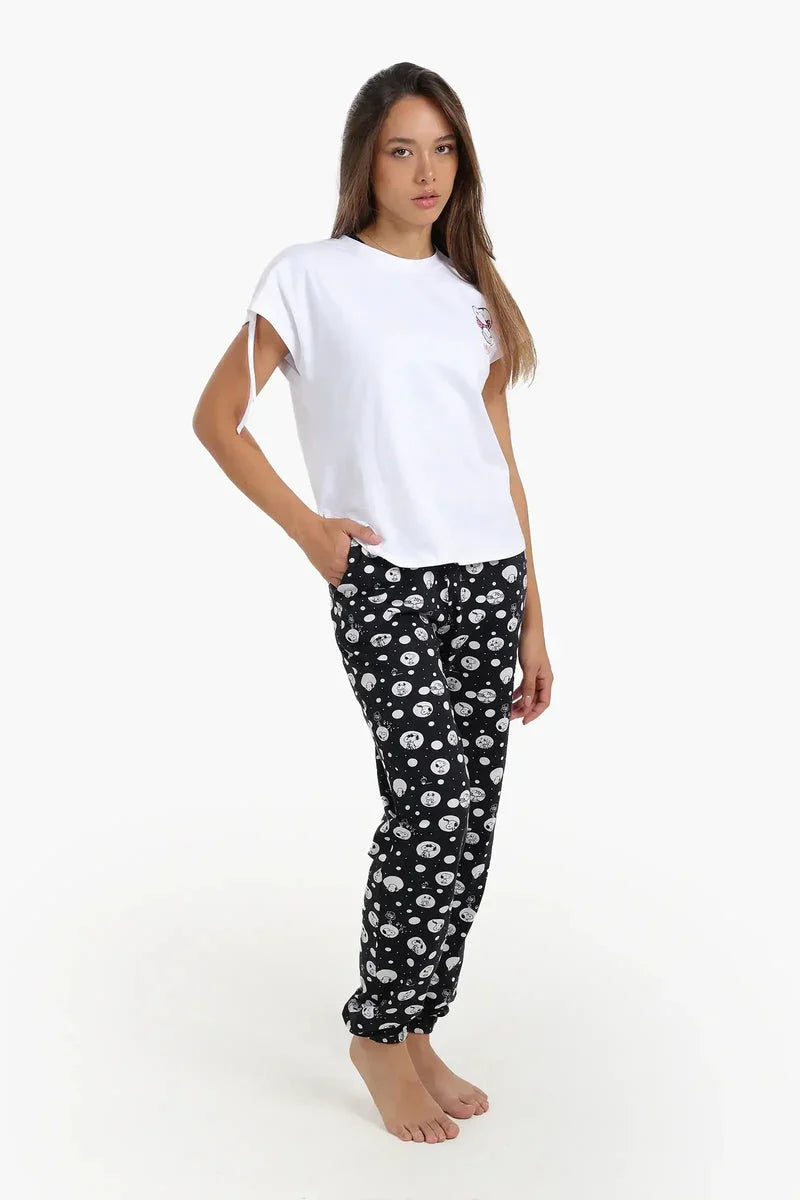 Carina - Pyjama Set with Carrot Leg Pants 5