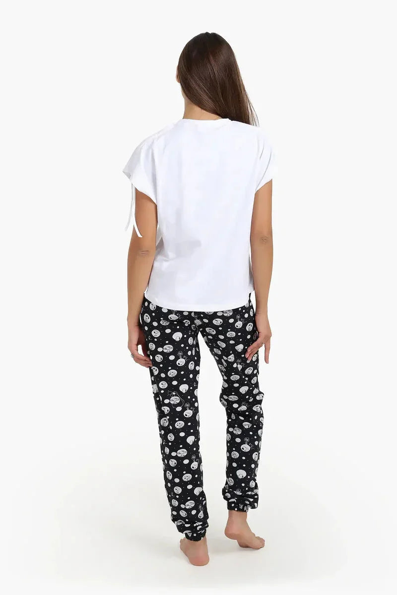 Carina - Pyjama Set with Carrot Leg Pants 3