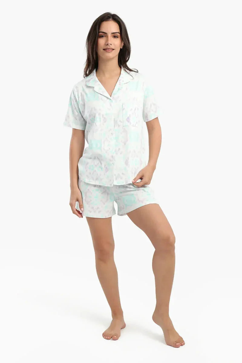 Carina - Pyjama Set with Notch Collar 4