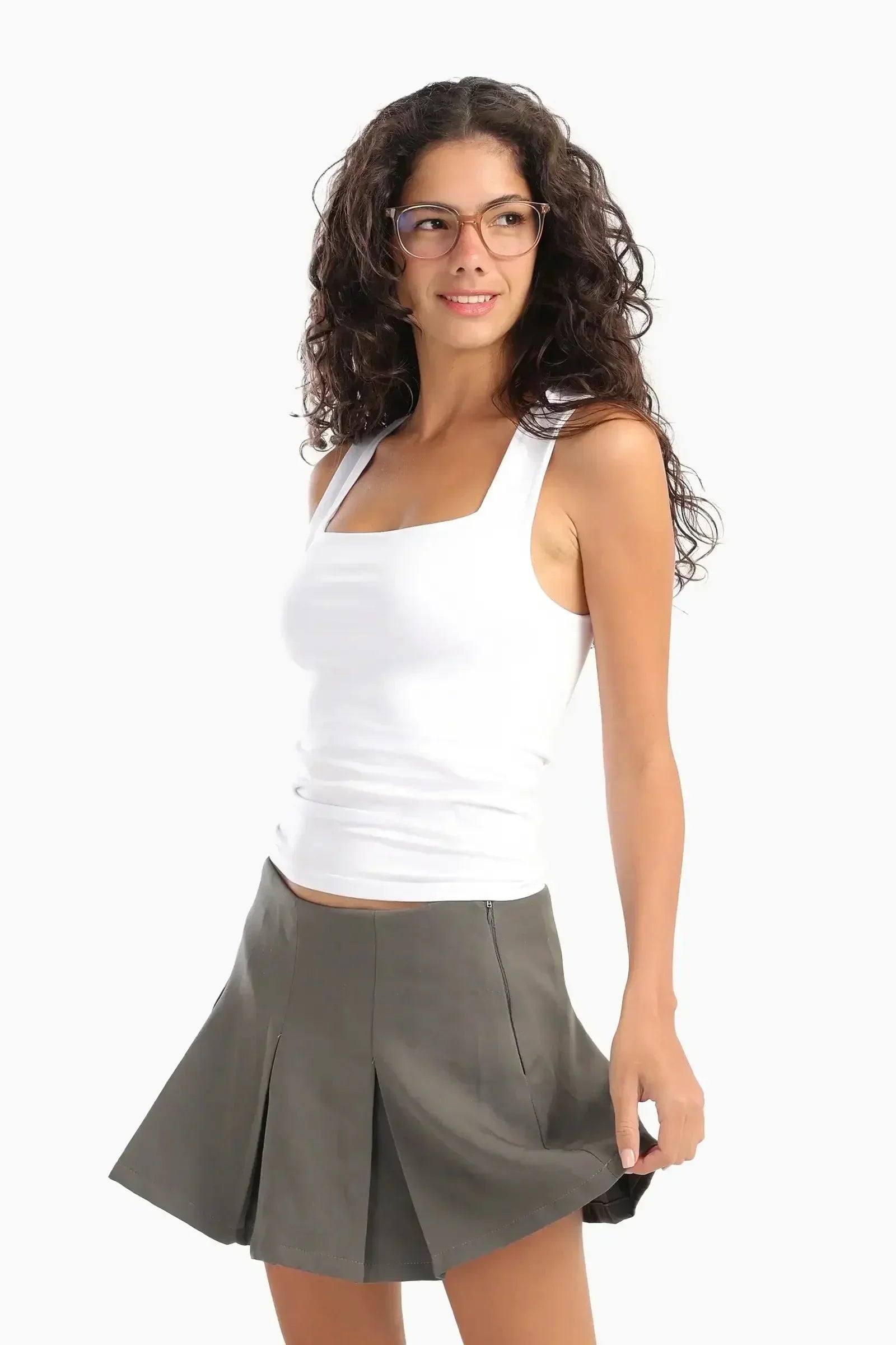 Carina - Square Neck Sleeveless Top 2