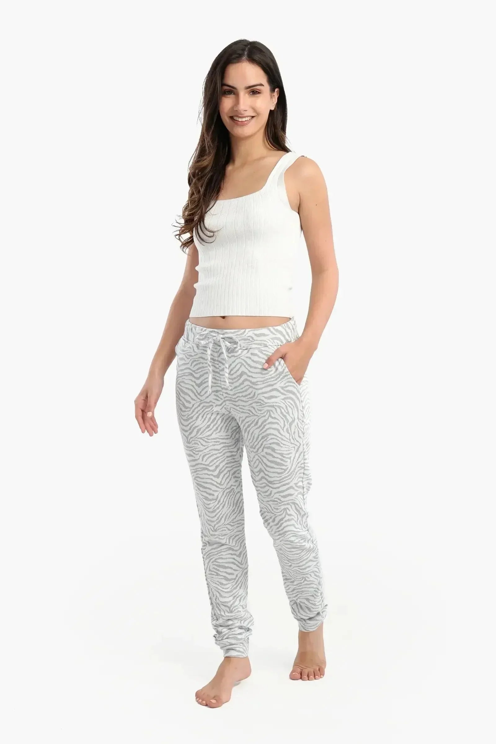 Carina - Carrot Leg Pyjama Pants 4