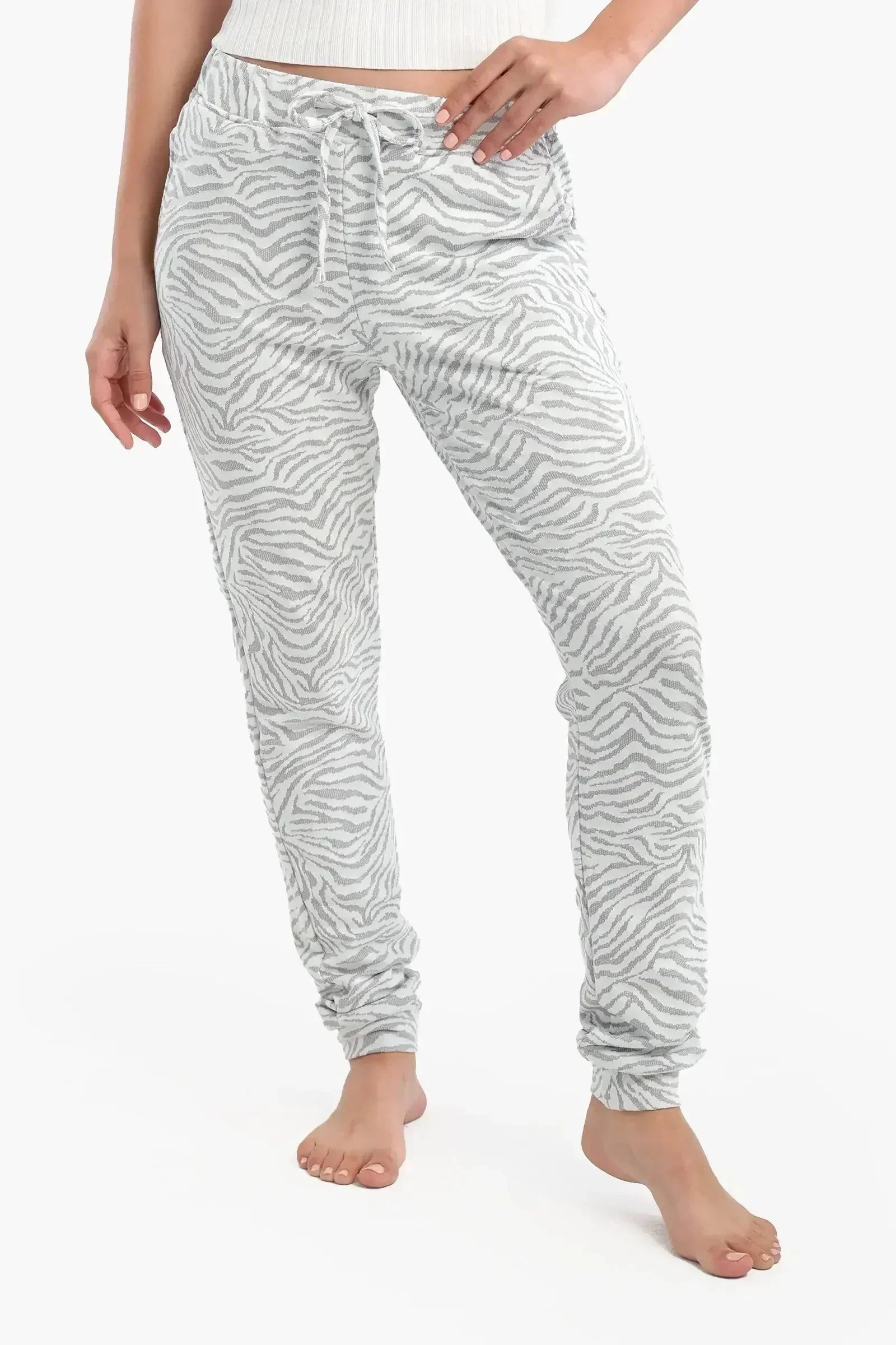 Carina - Carrot Leg Pyjama Pants 1