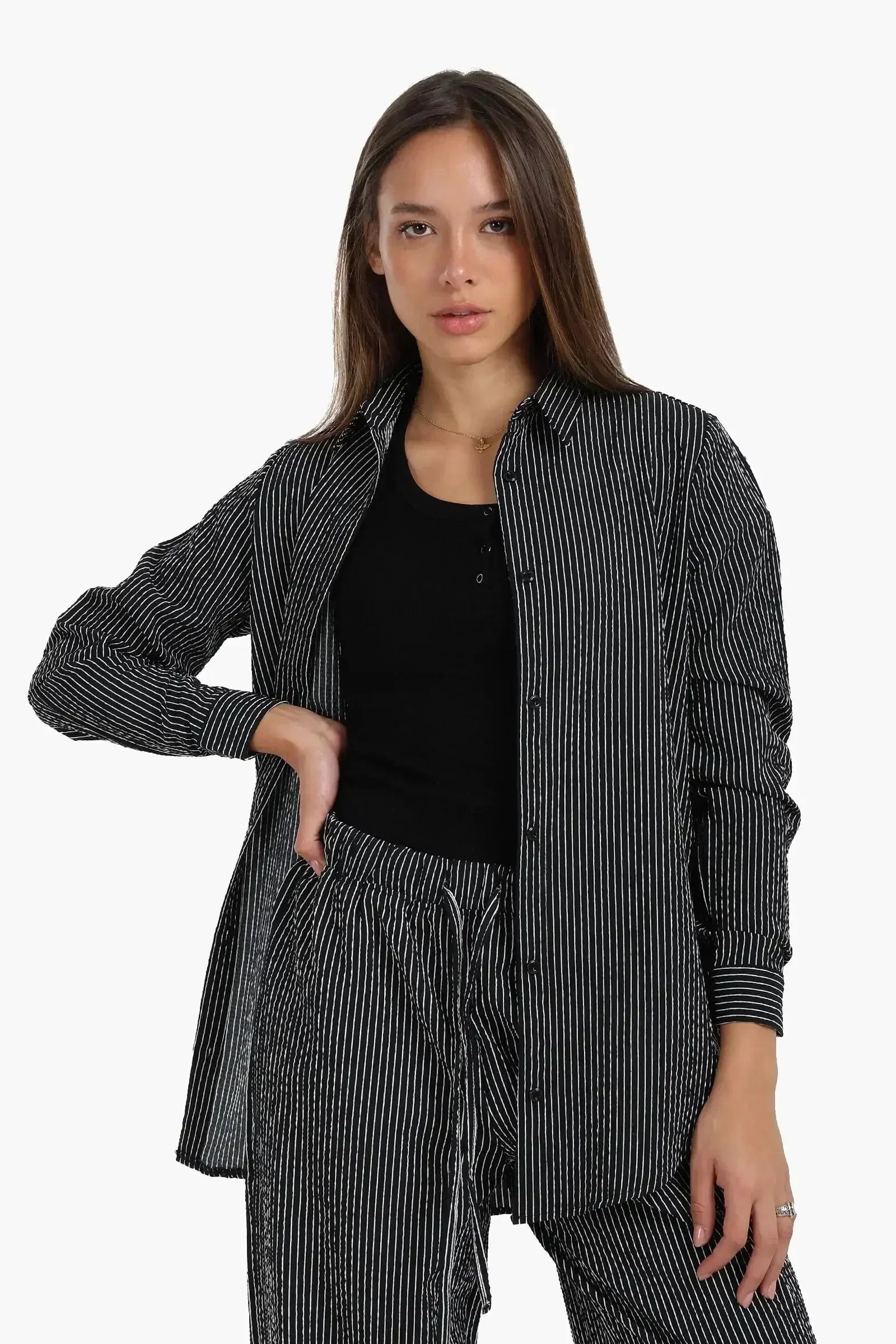 Carina - Striped Long-Sleeve Shirt 6