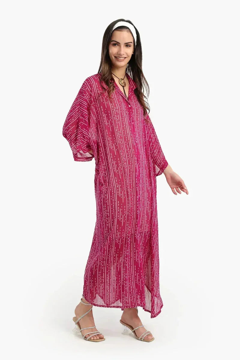 Shirt Dress with Wide Sleeves - Carina 10