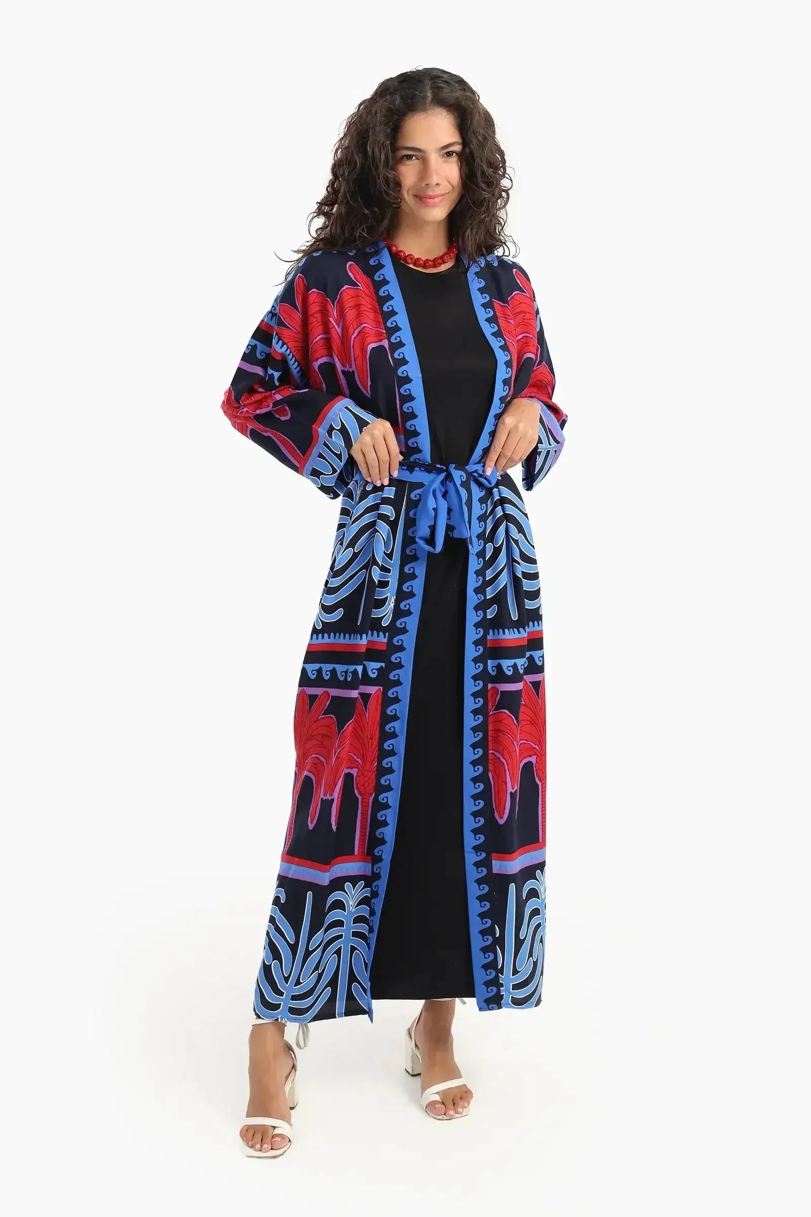 Carina - Palm Printed Cardigan 5