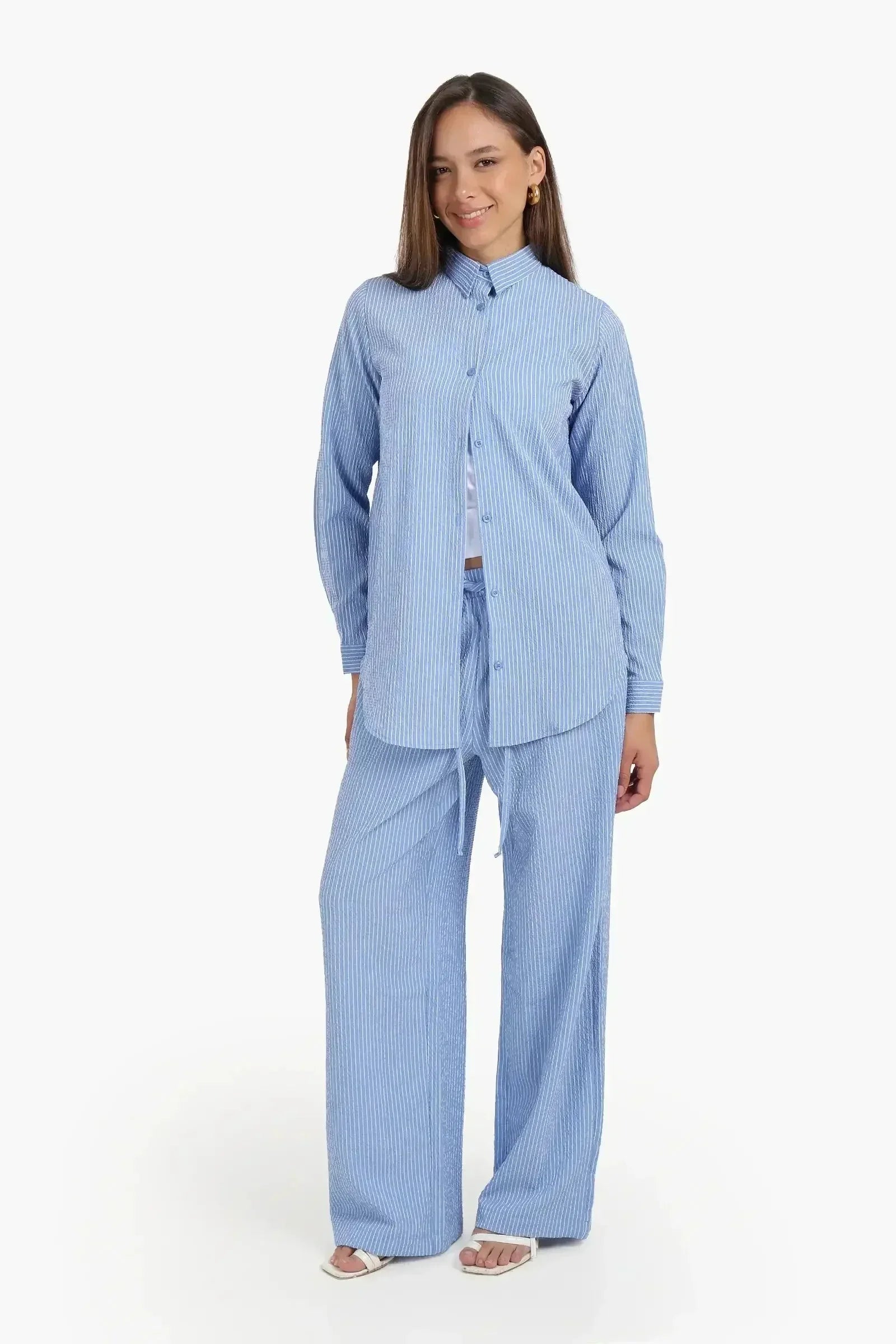 Carina - Striped Long-Sleeve Shirt 10