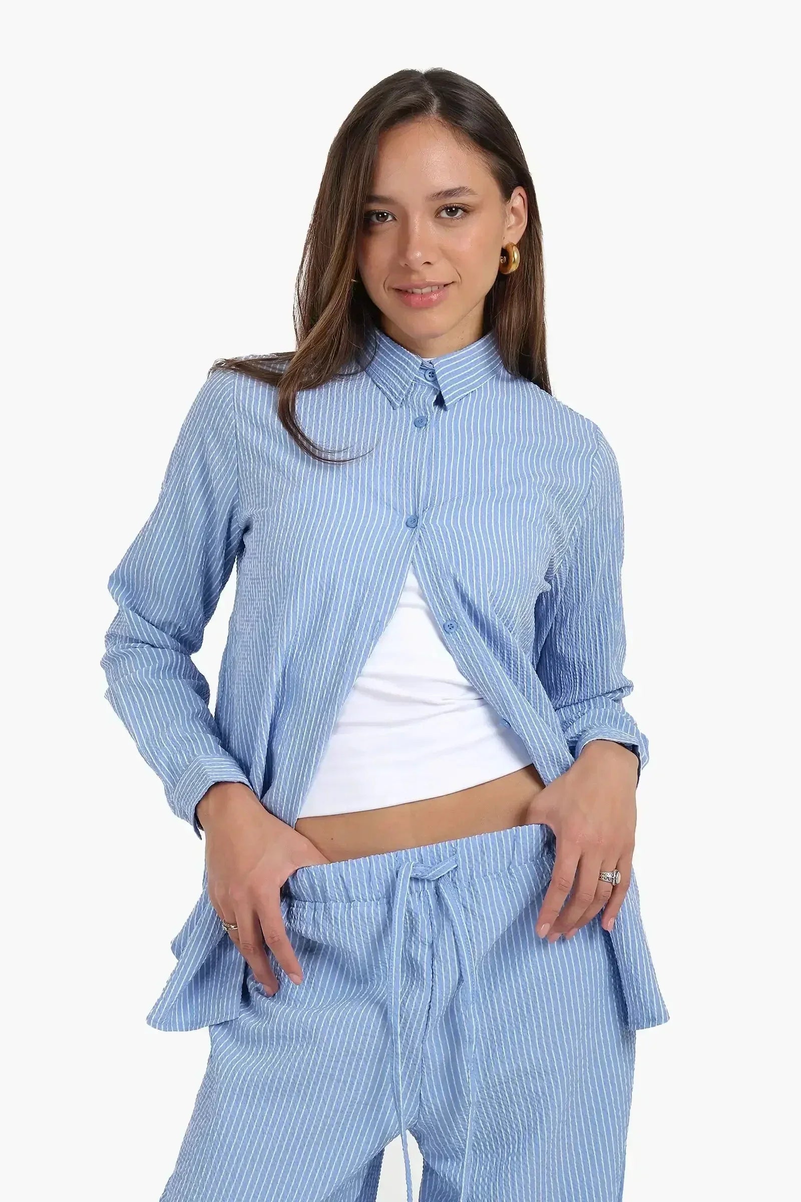 Carina - Striped Long-Sleeve Shirt 1