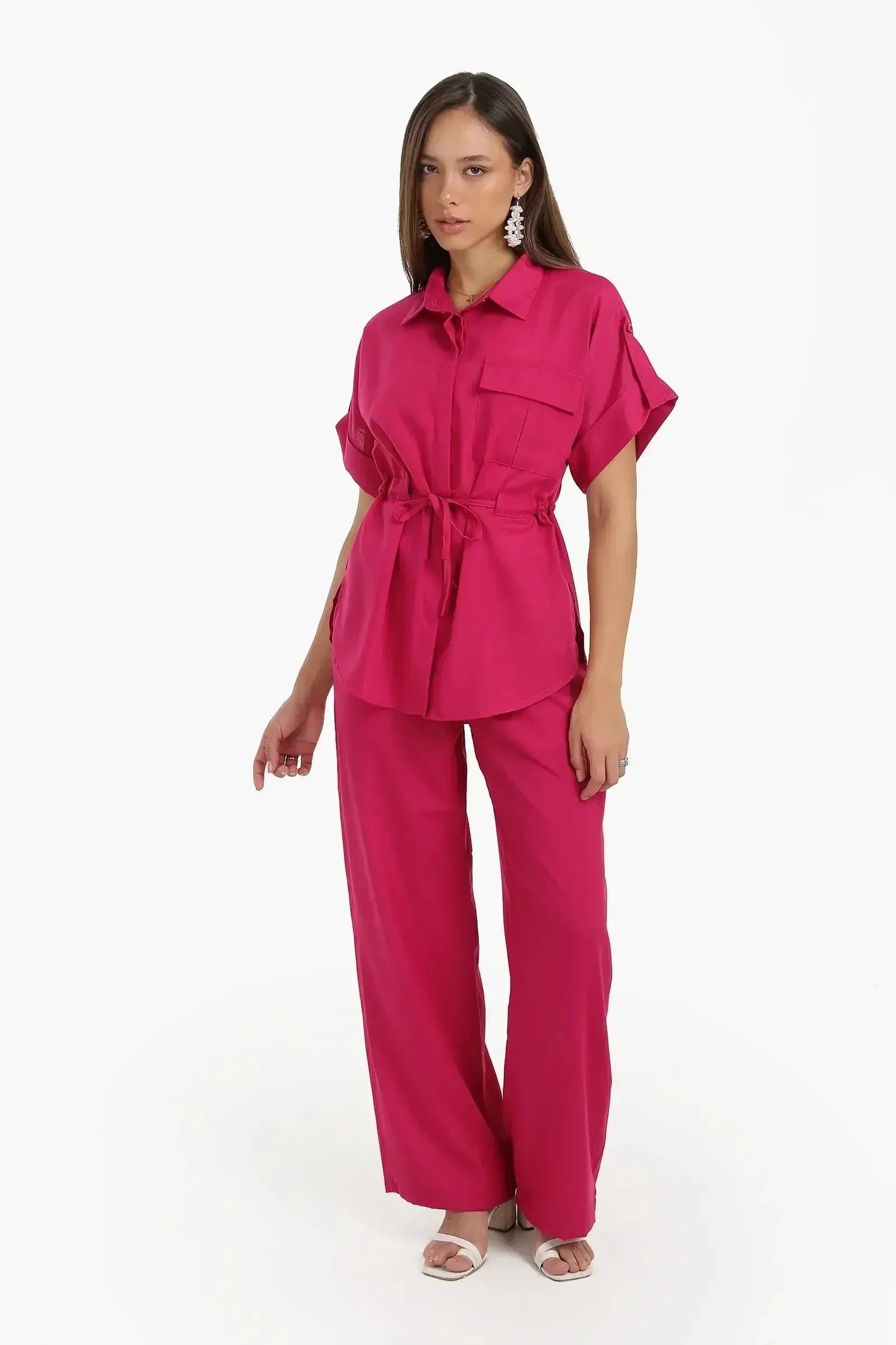 Carina - Lounge Shirt with Drawstring Waist 8