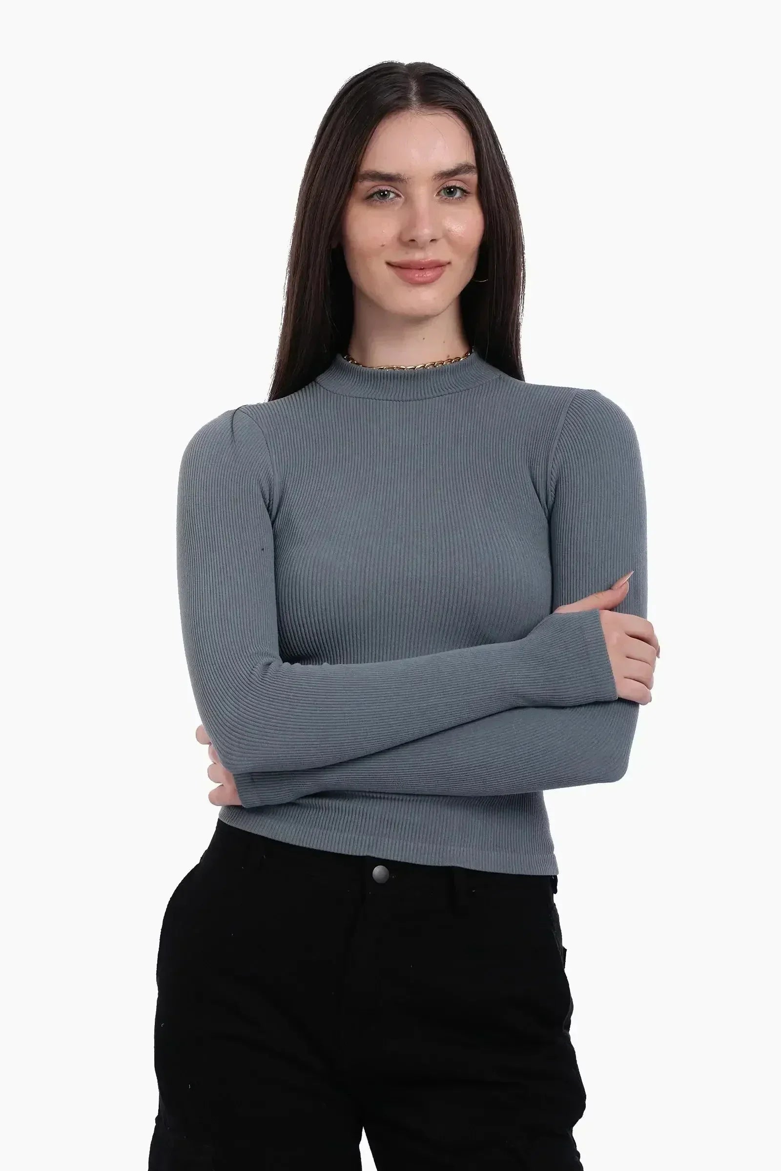 Carina - High Neck Top with Thumbhole 5