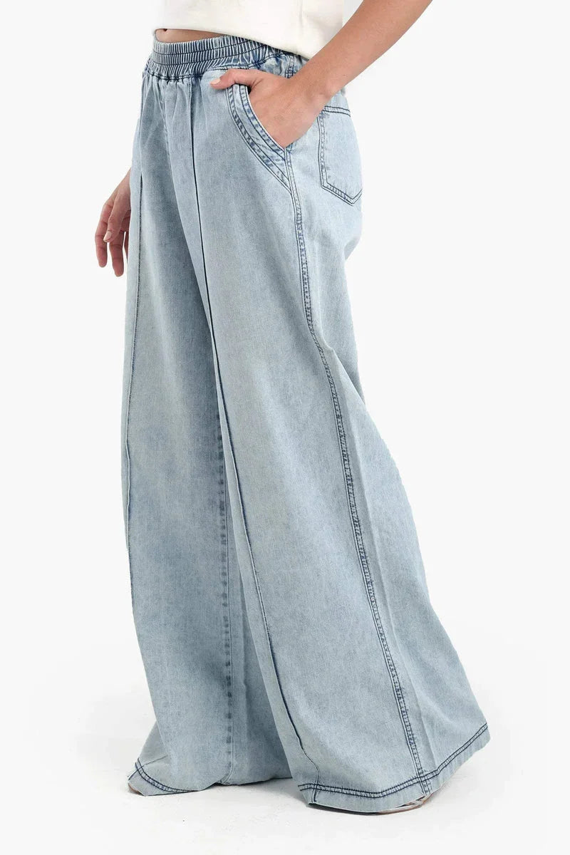 Carina - Relaxed-Fit Denim Pants 4