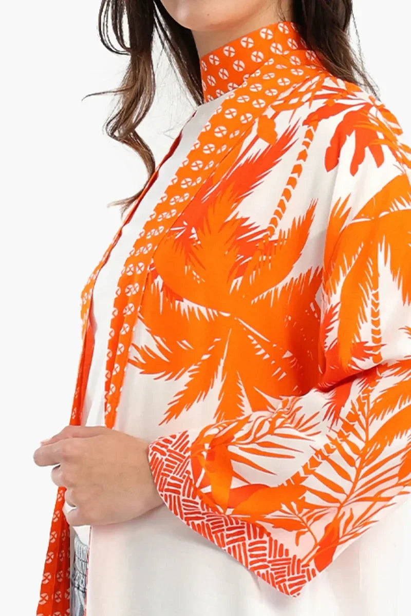 Carina - Palm Trees Printed Kimono 7