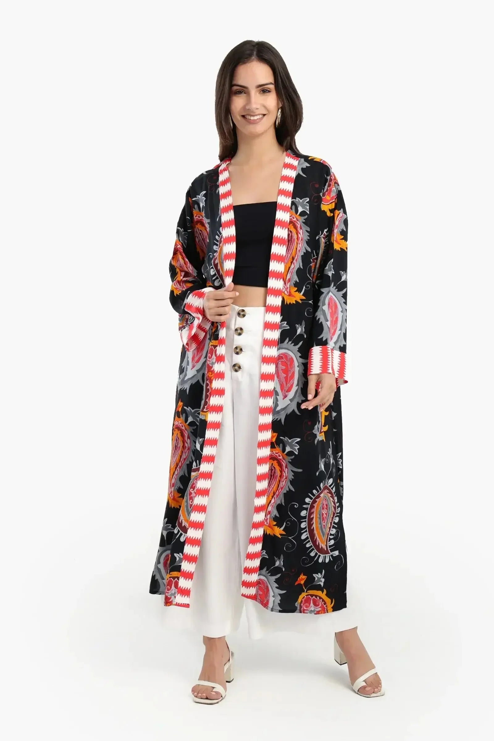 Carina - Colored Viscose Kimono 2