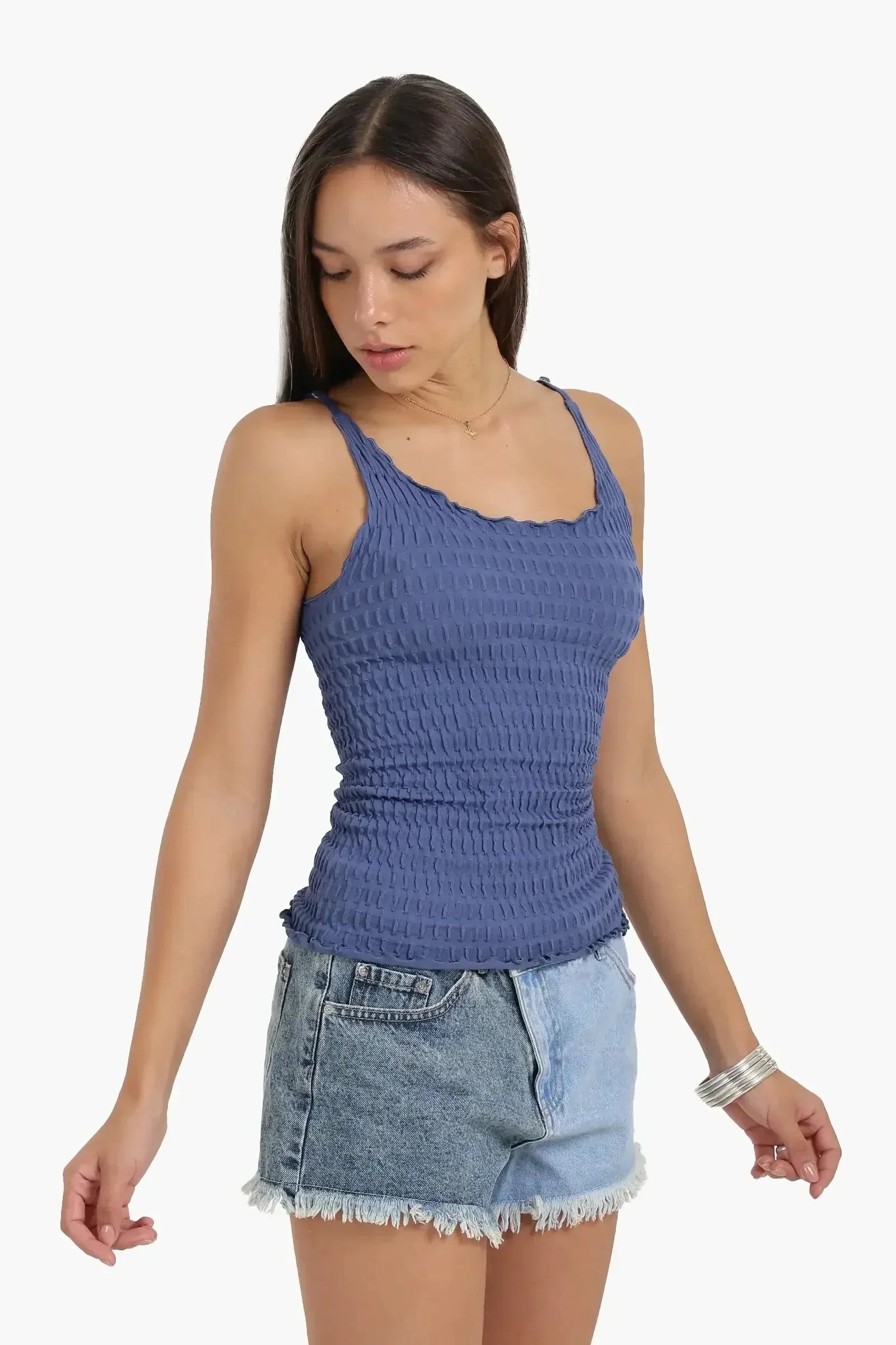 Carina - Seamless Microfiber Crinkled Top 8