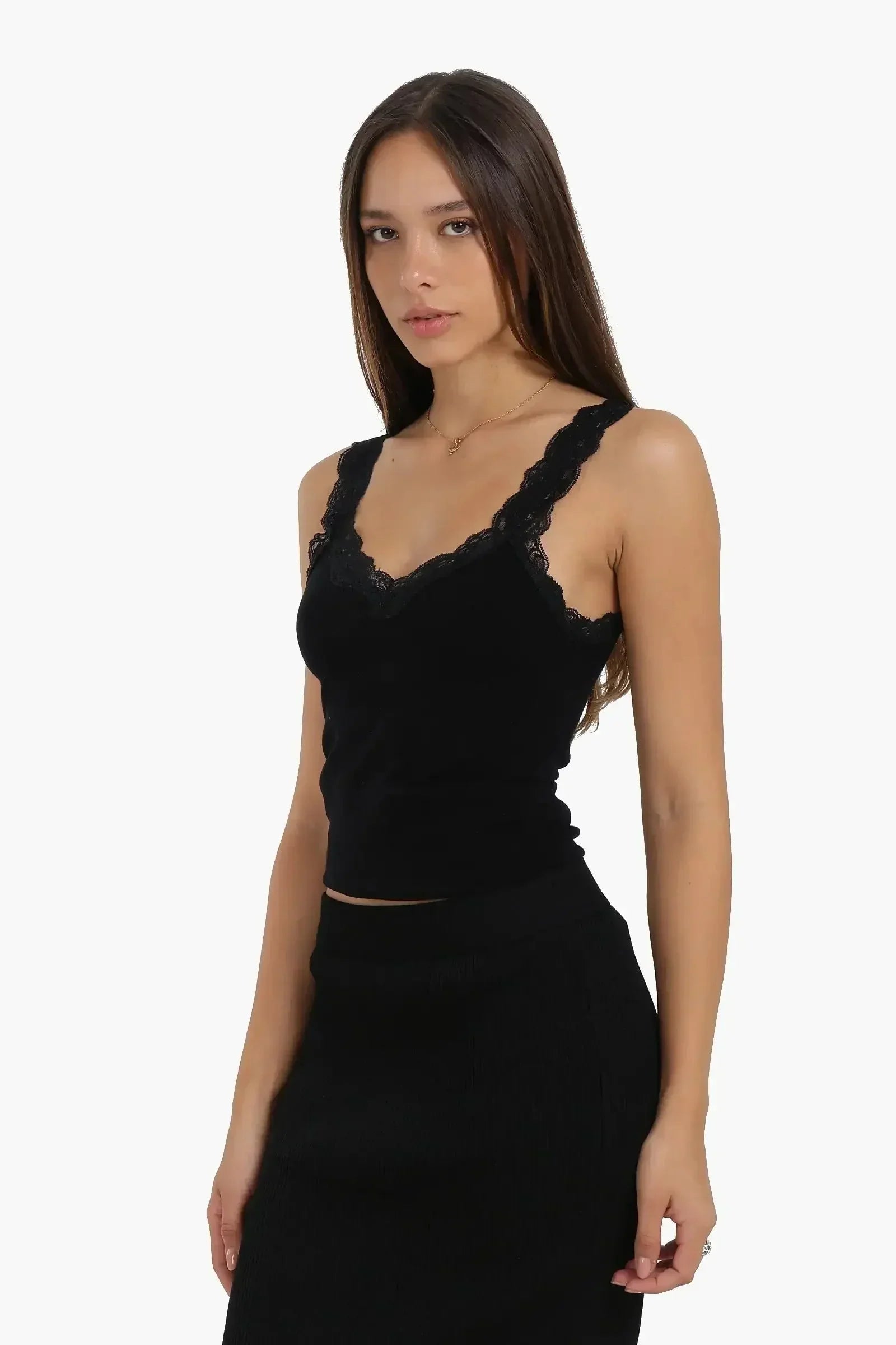 Carina - Lace-Detailed Tank Top 7