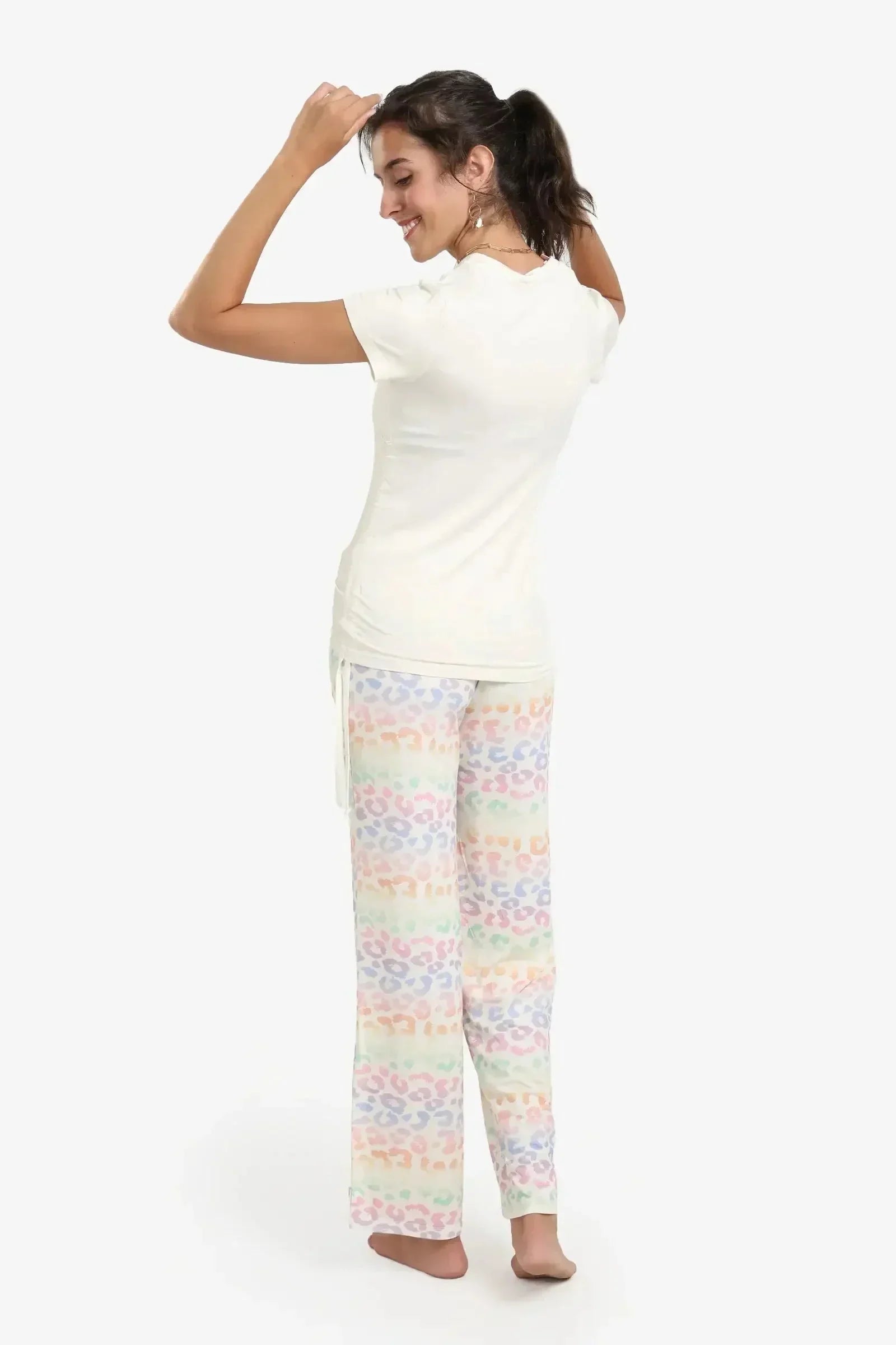 Carina - VIiscose Printed Pyjama Set 3