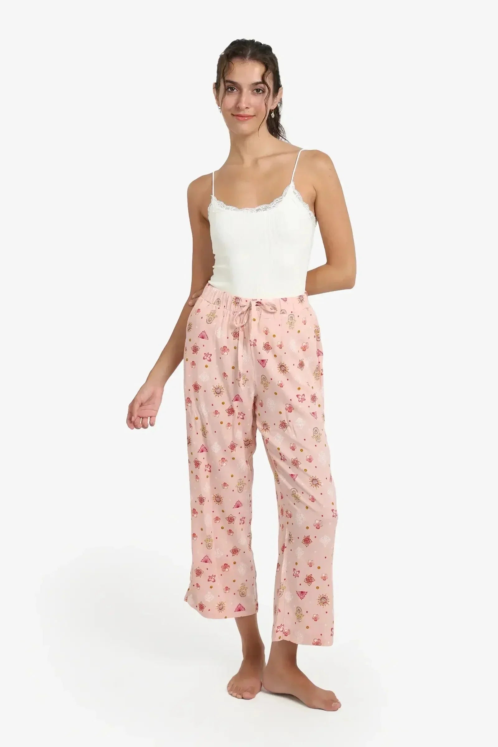 Carina - Printed Midi Pyjama Pants 5