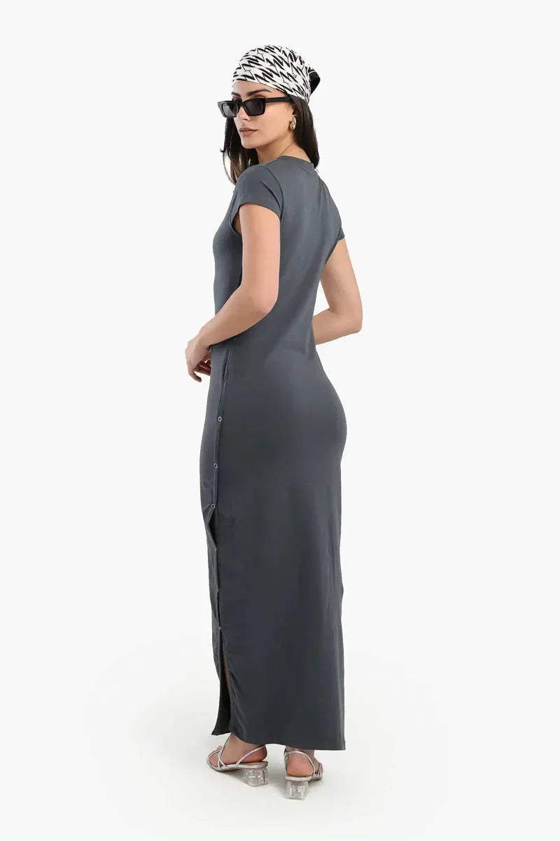 Carina - Slim-Fit Maxi Dress With Slit 6
