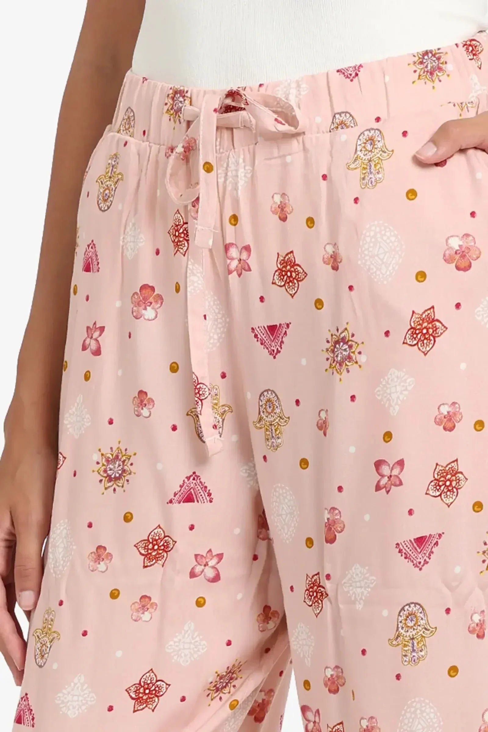 Carina - Printed Midi Pyjama Pants 4