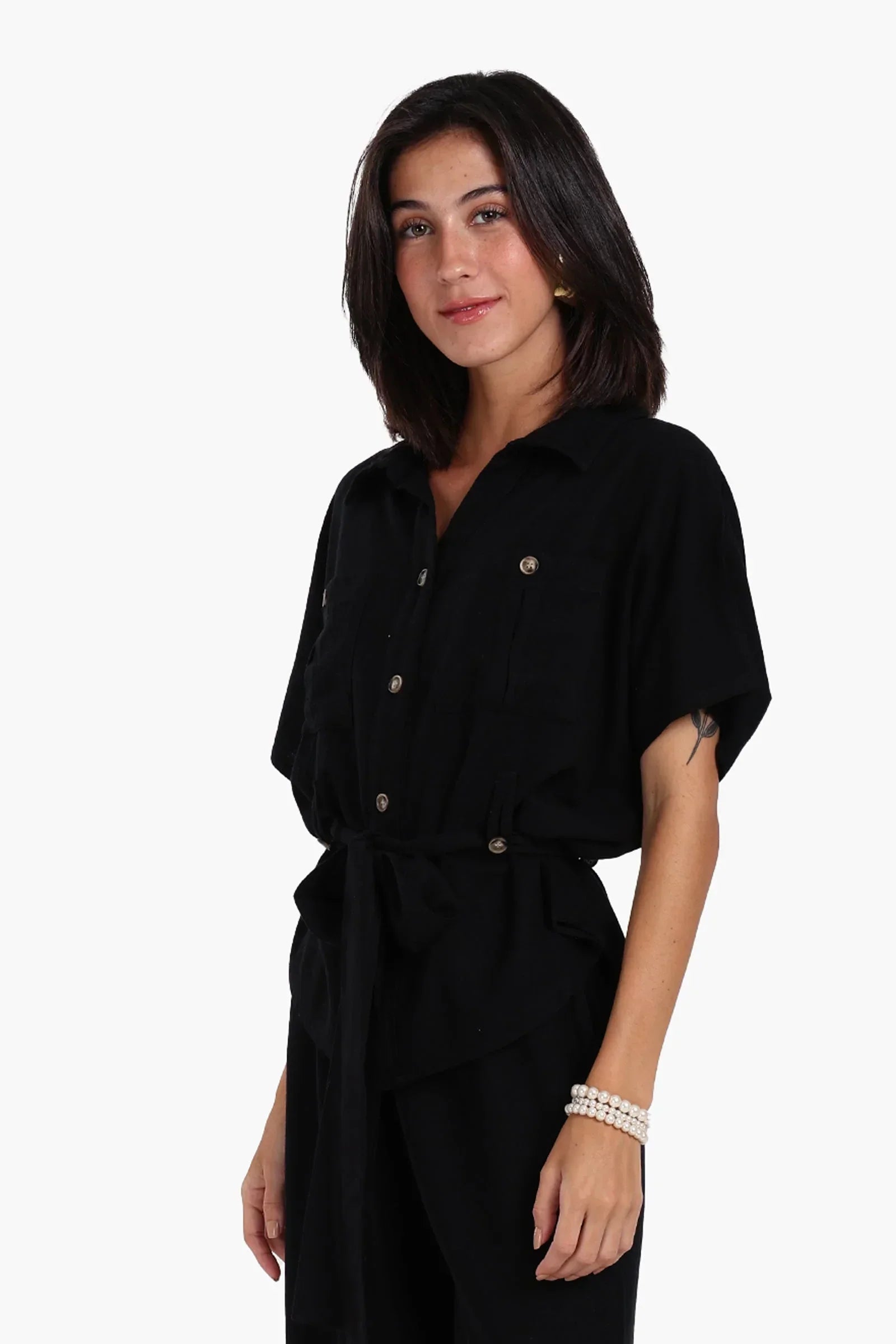 Clue - Utility Belted Lounge Top 7