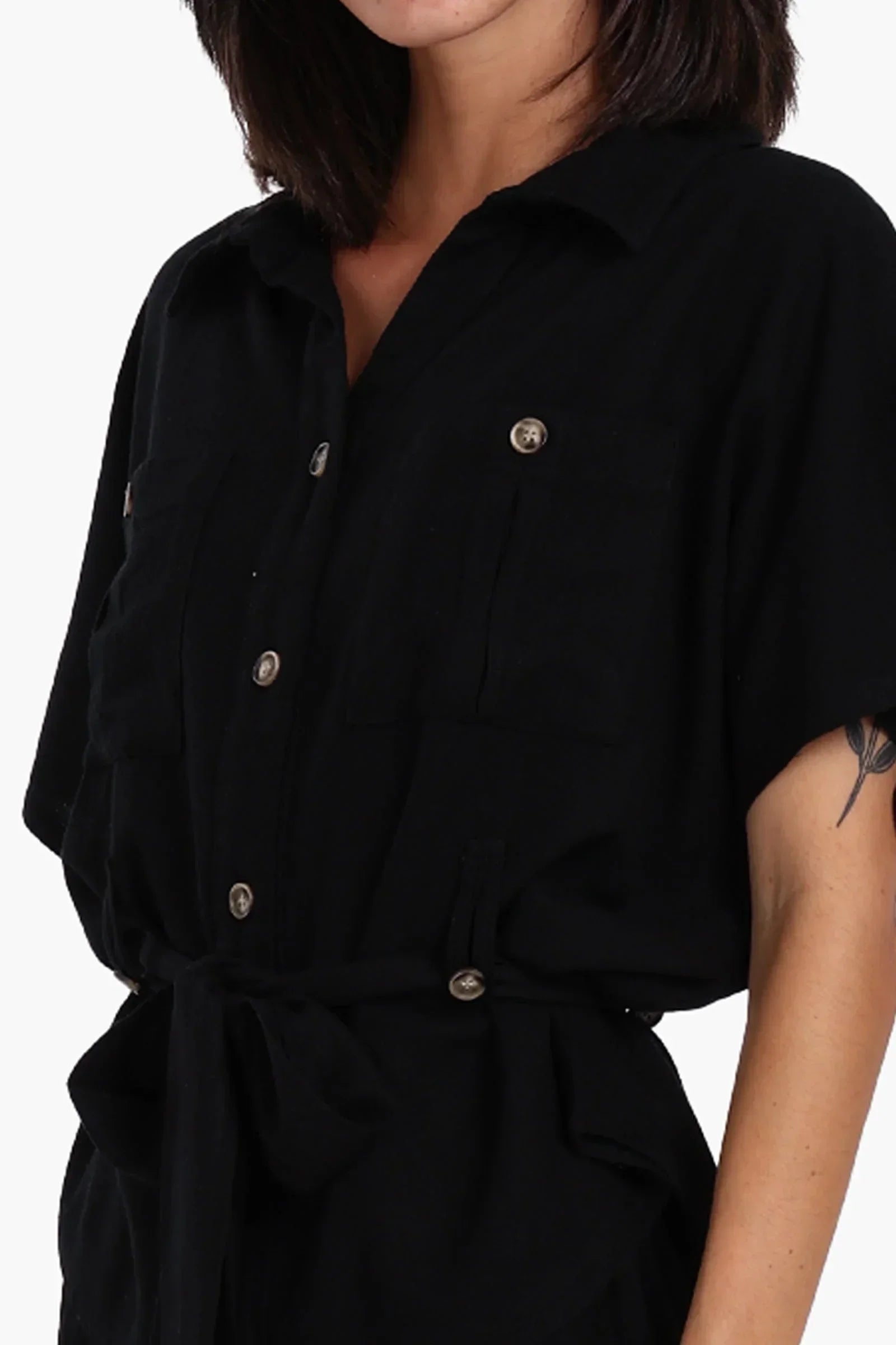 Clue - Utility Belted Lounge Top 9