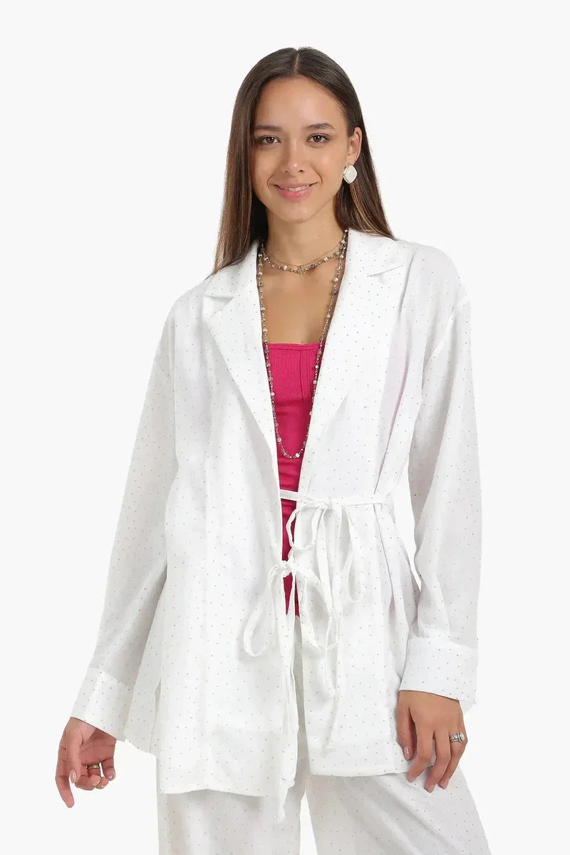 Carina - Flowy Wrap Cardigan Top 1