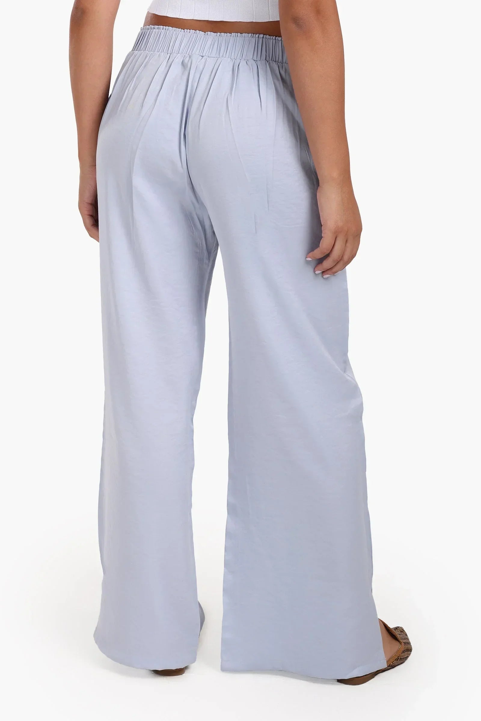 Clue - High Waist Wide-Leg Pants 15