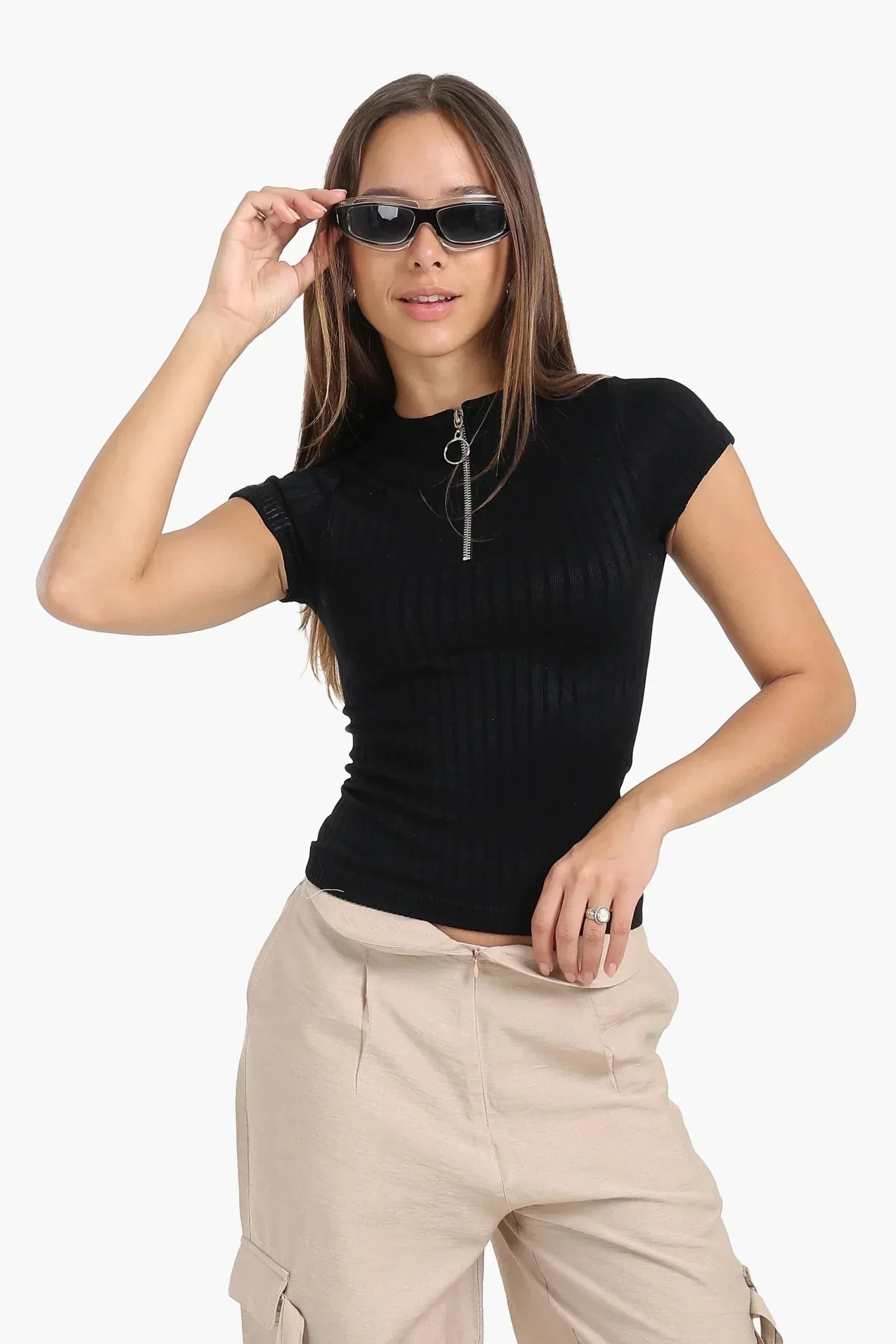 Carina - Seamless Half Zip Top 1