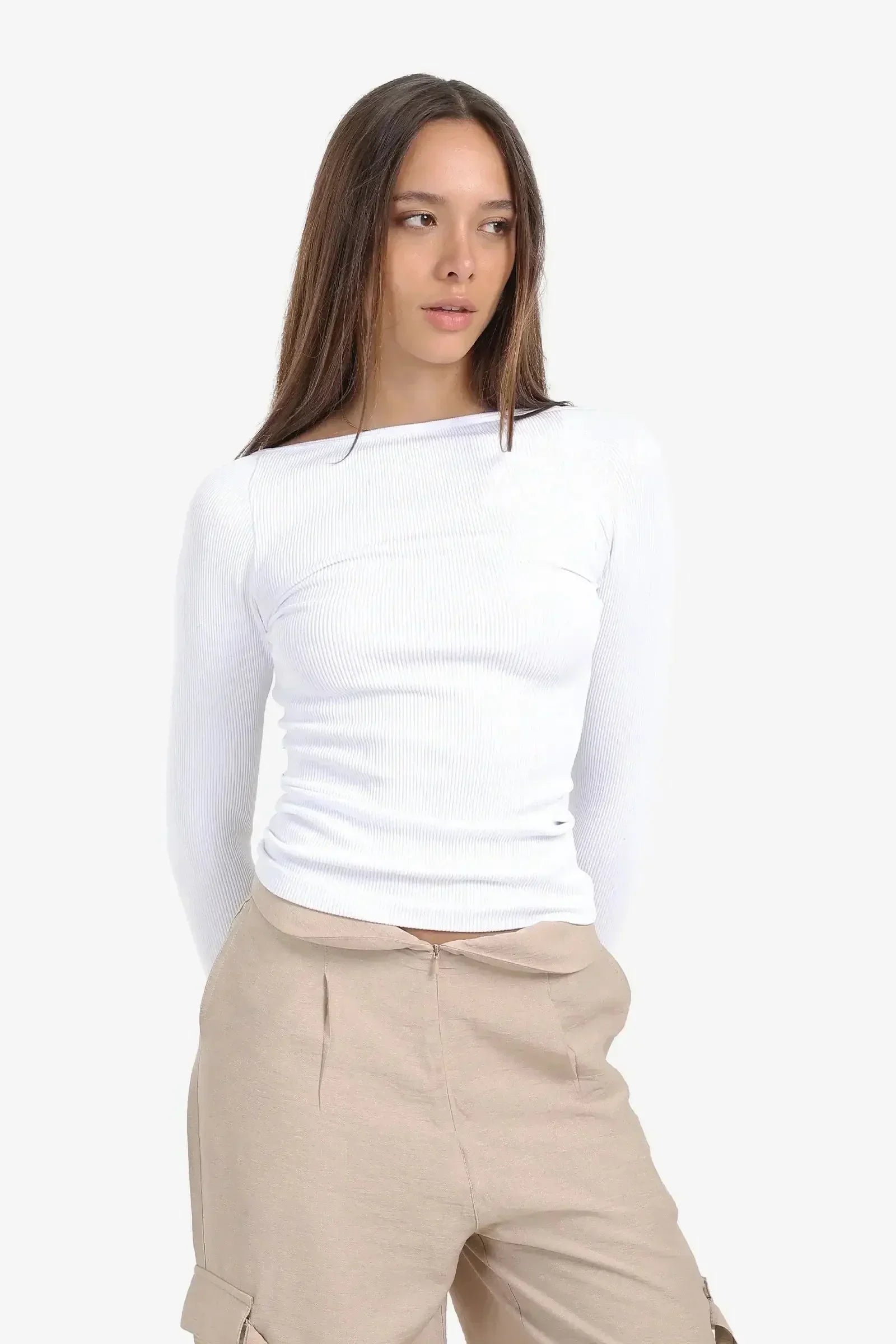 Carina - Seamless Microfiber Backless Top 11