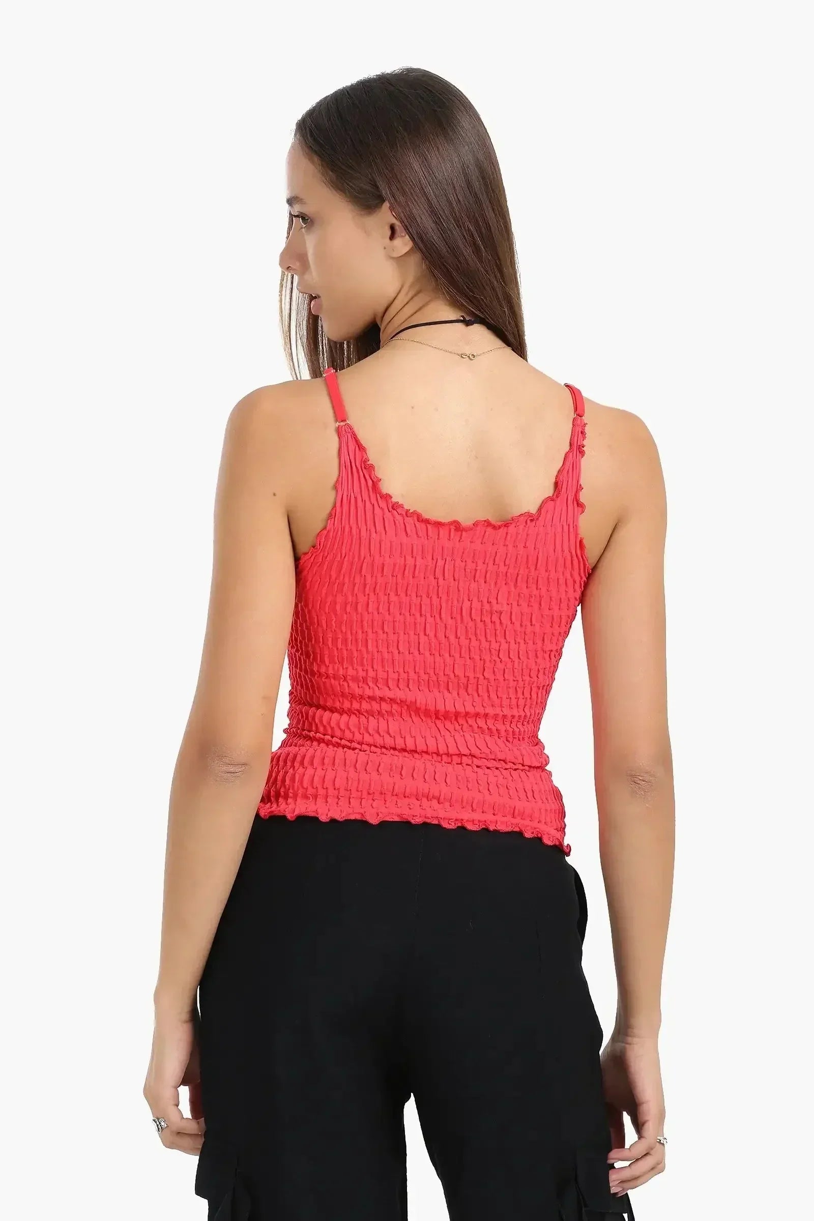 Carina - Seamless Microfiber Crinkled Top 2
