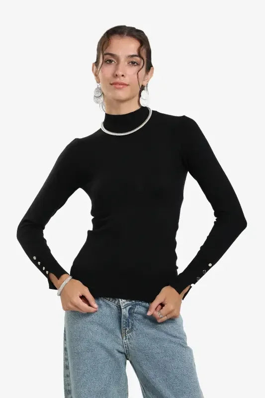Carina - Mock Neck Pullover 10