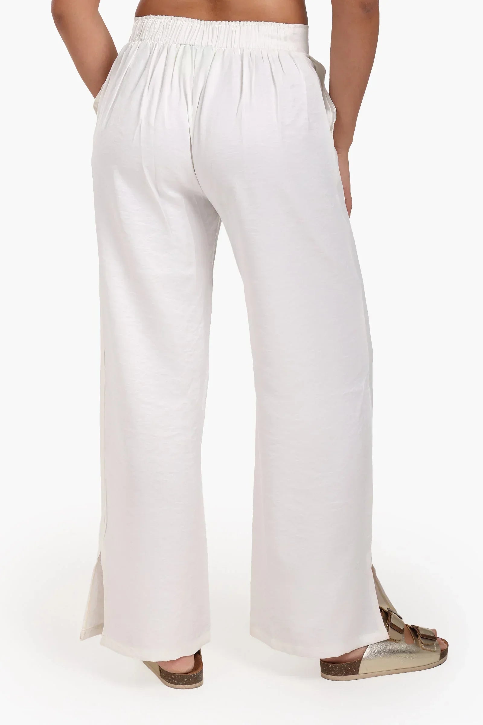 Clue - High Waist Wide-Leg Pants 11