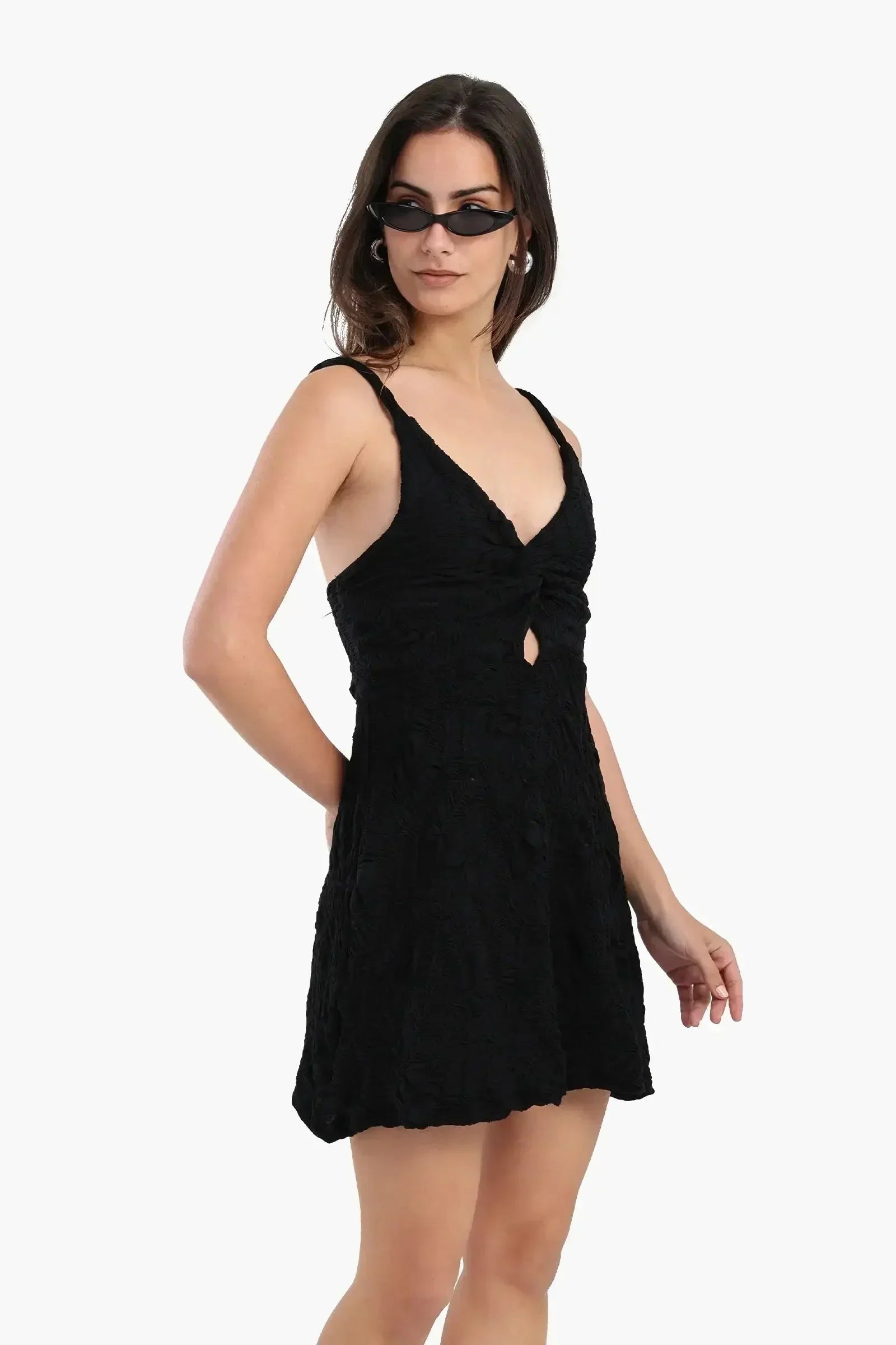 Carina - Jacquard Textured Beach Dress 1
