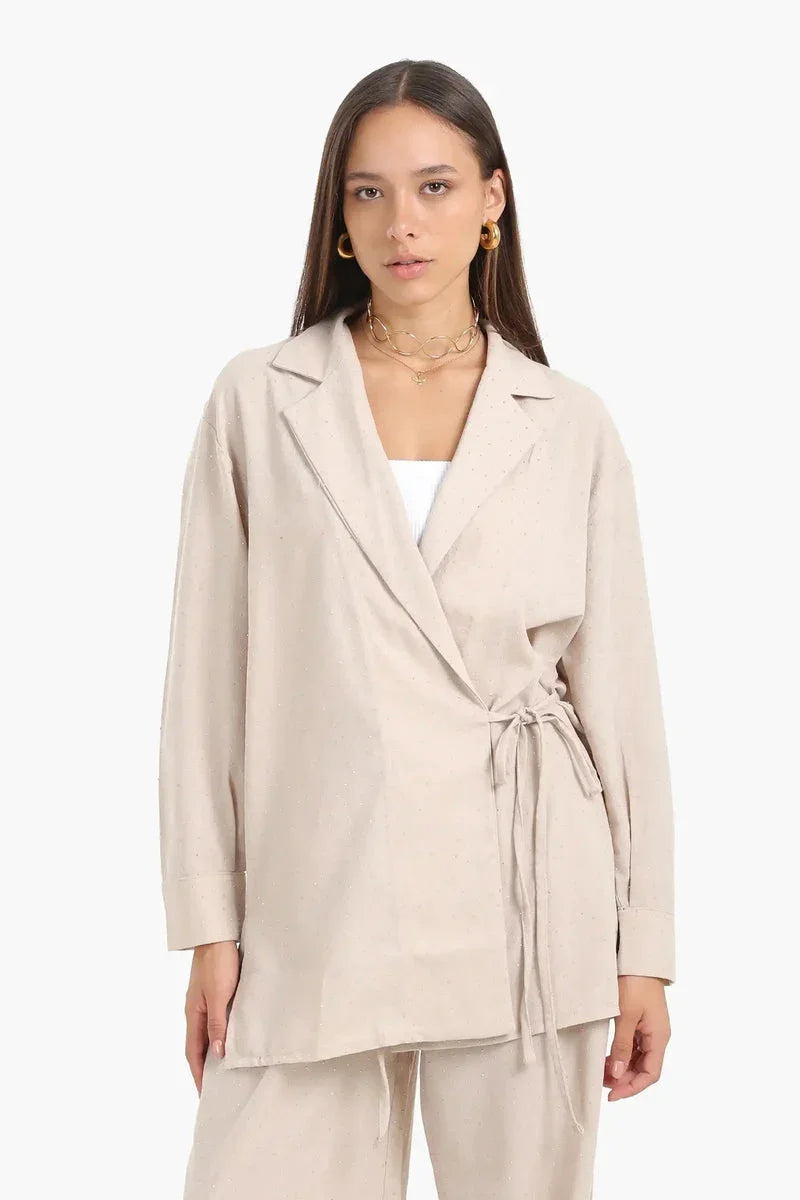 Carina - Flowy Wrap Cardigan Top 2