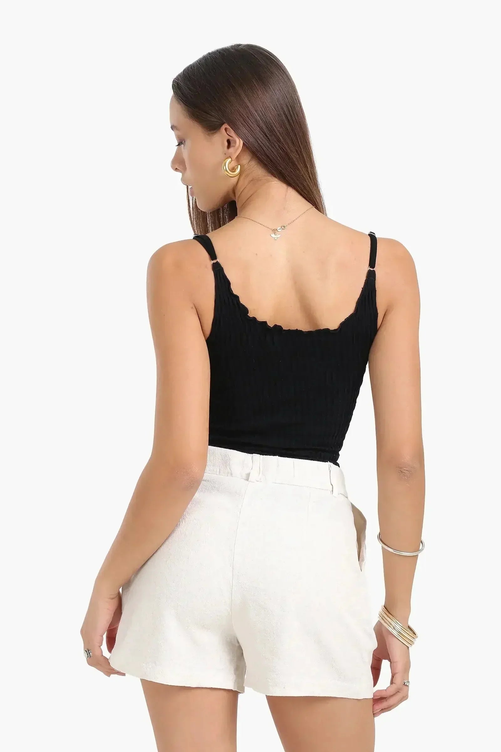 Carina - Seamless Microfiber Crinkled Top 6