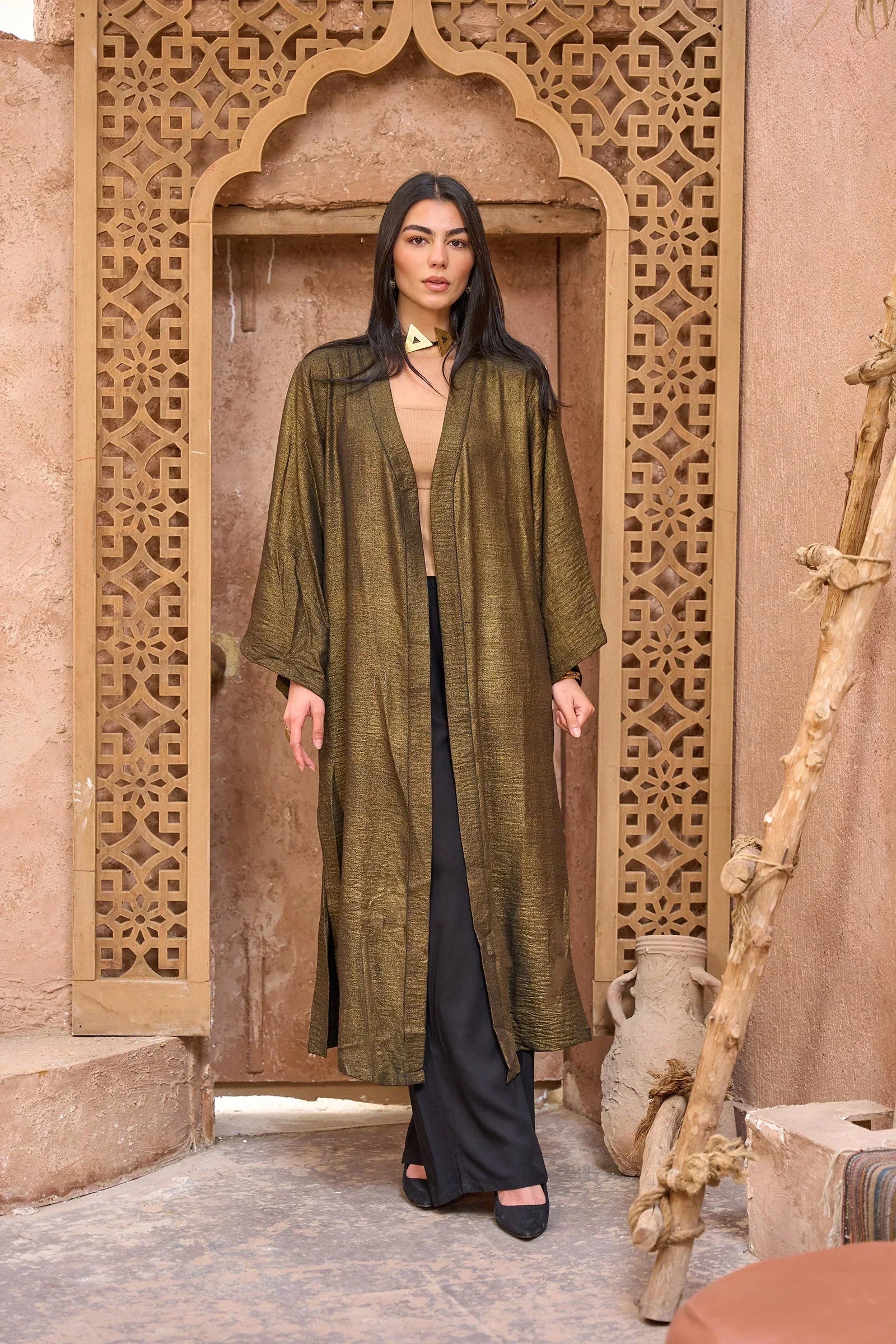 Clue - Linen Open Front Kimono 4
