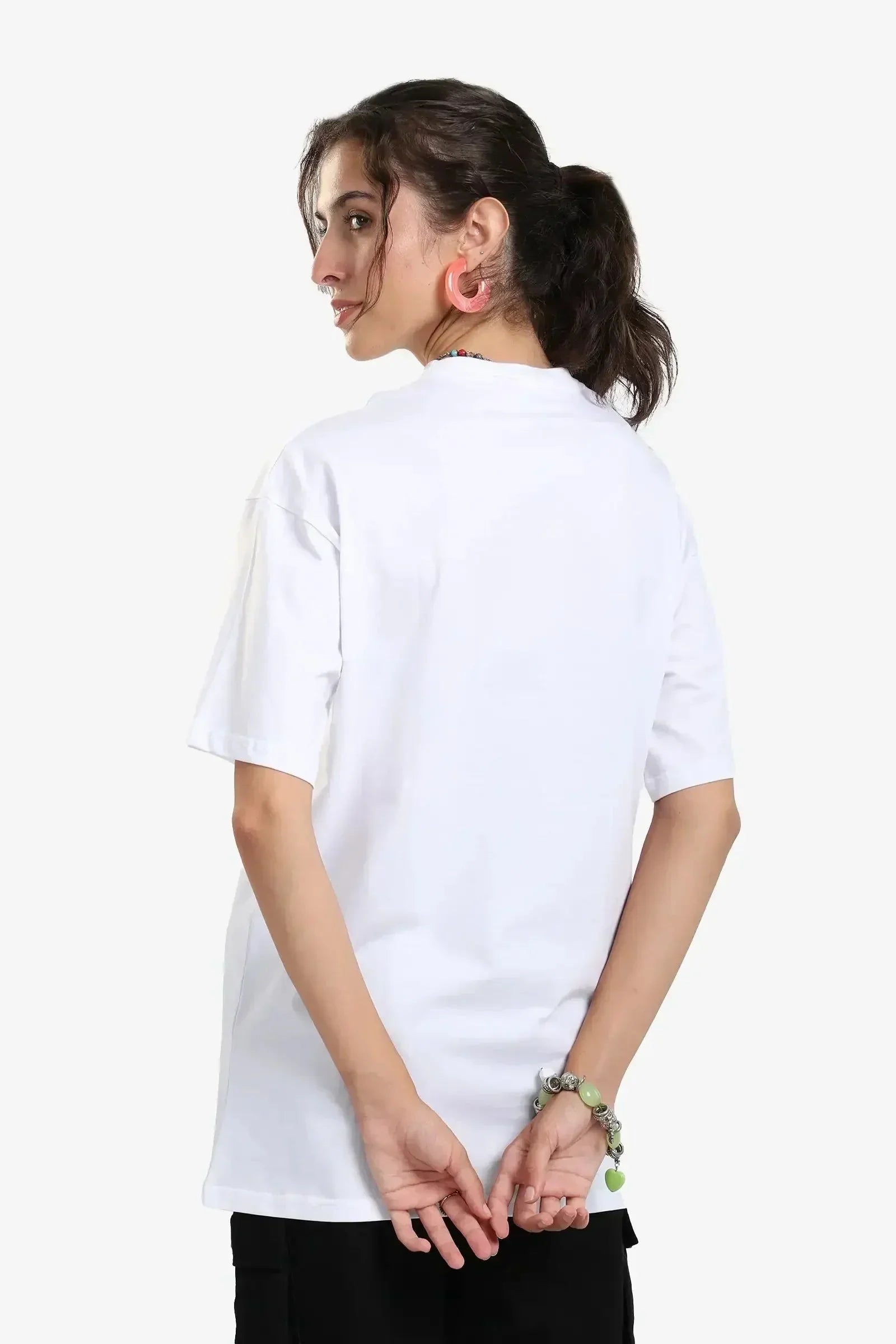 Carina - Slogan Print Oversized T-Shirt 3