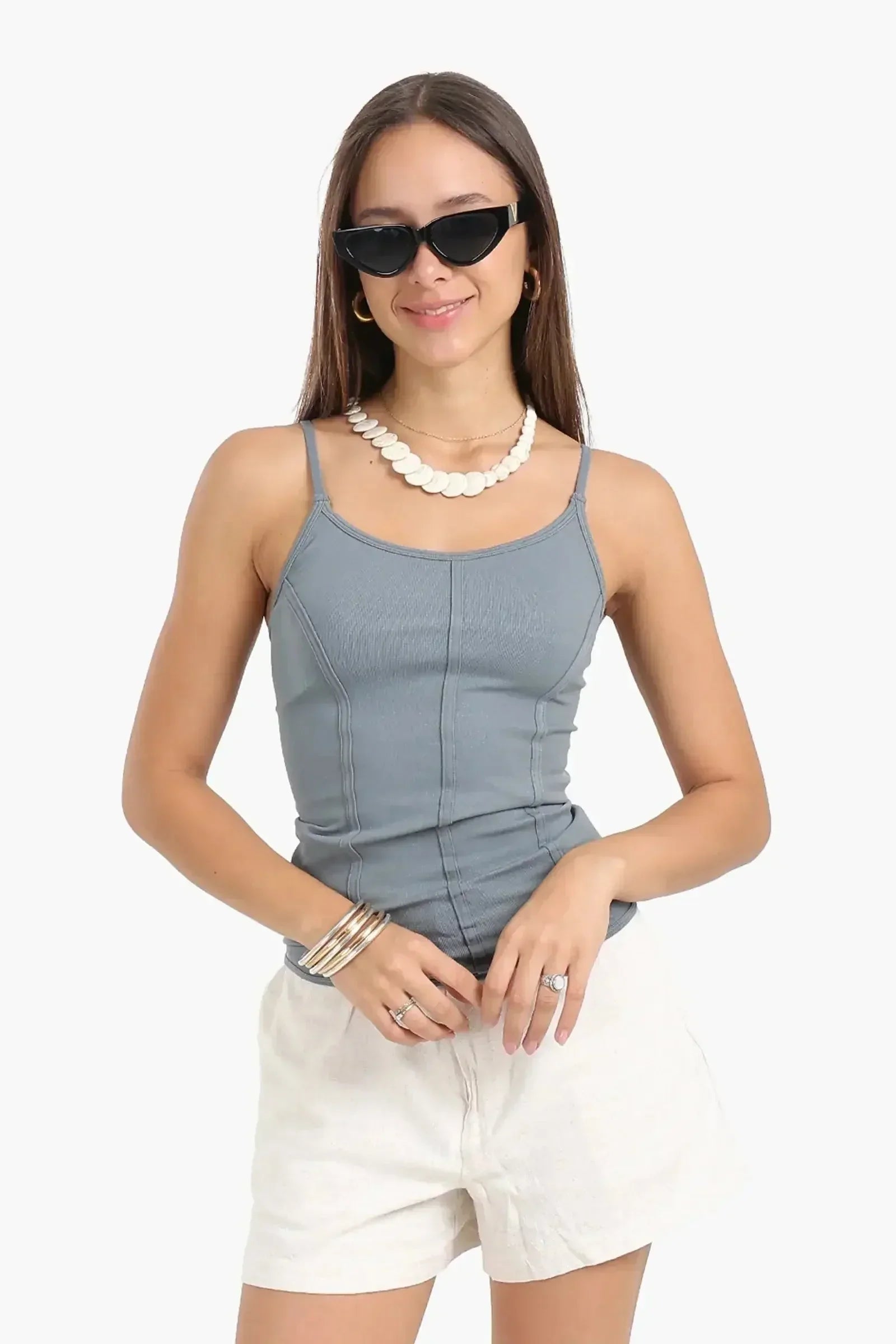 Carina - Seamless Microfiber Corset Top 5