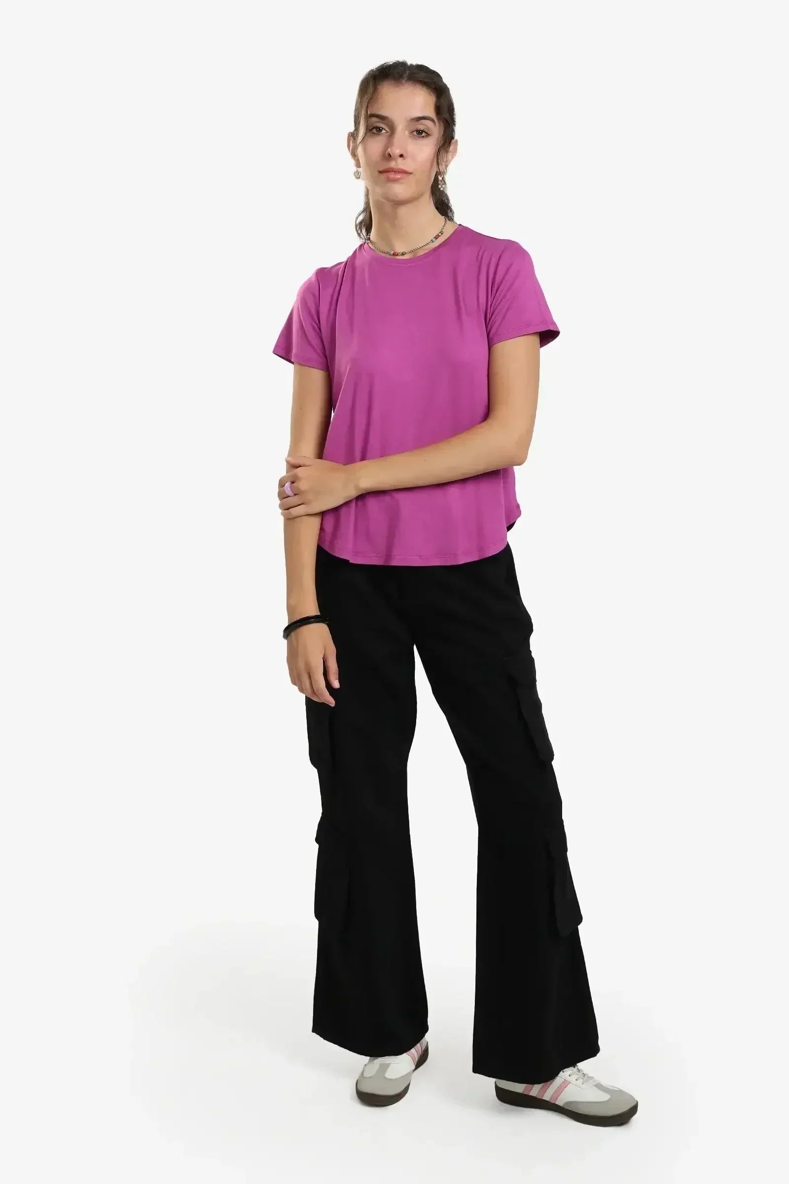 Carina - Asymmetrical Hem Basic Top 22