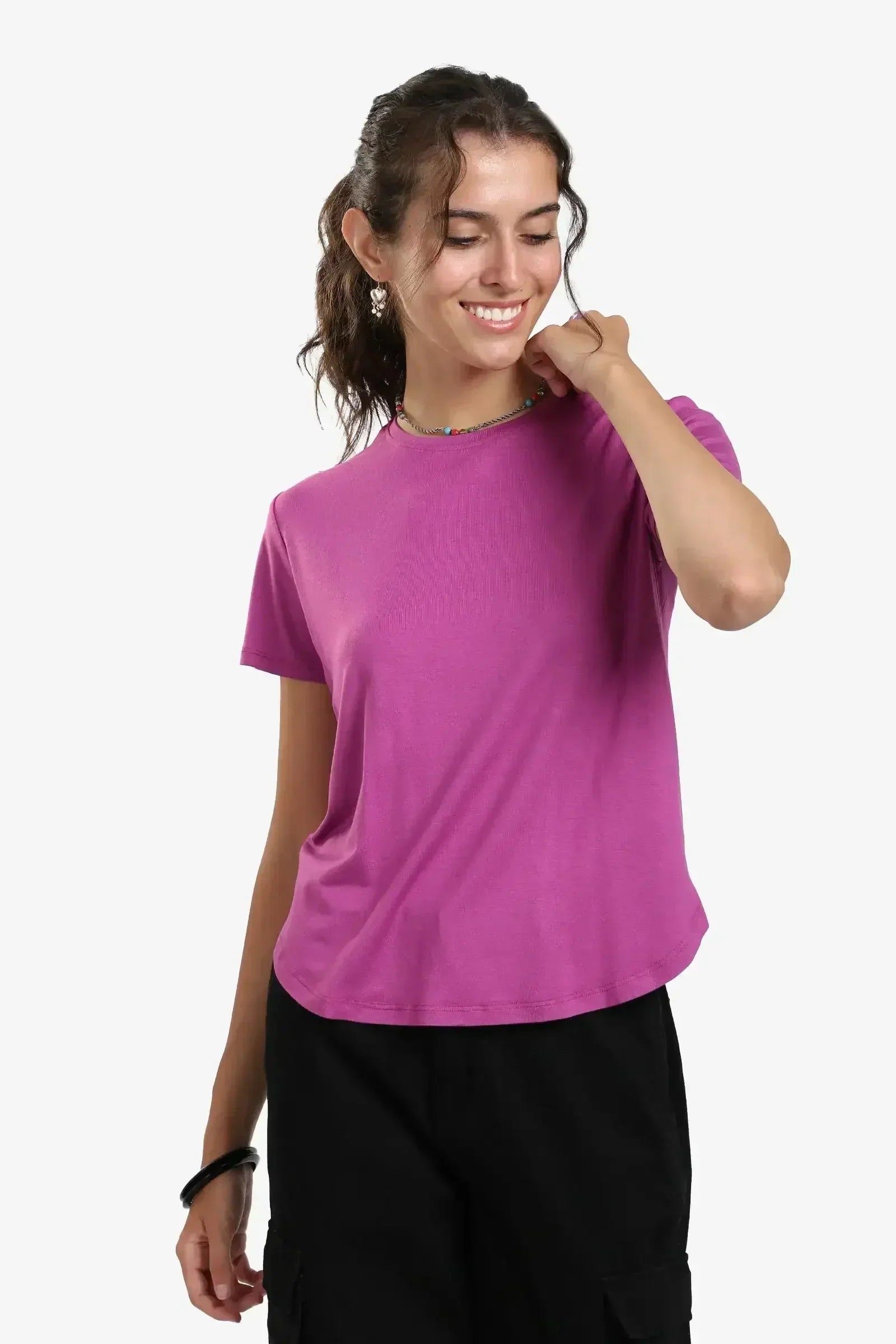 Carina - Asymmetrical Hem Basic Top 9