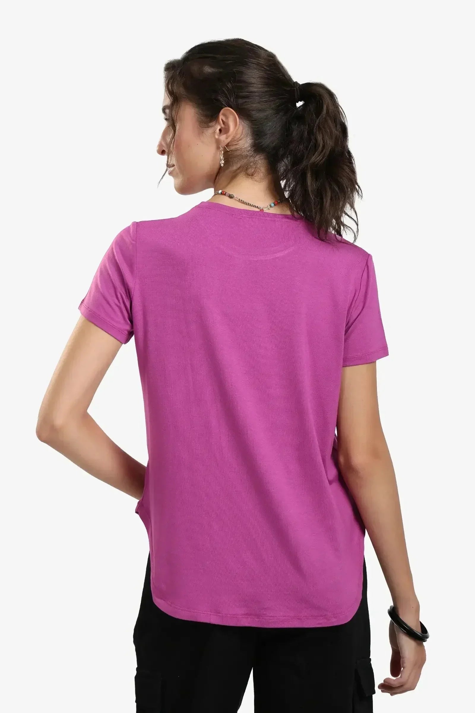 Carina - Asymmetrical Hem Basic Top 11