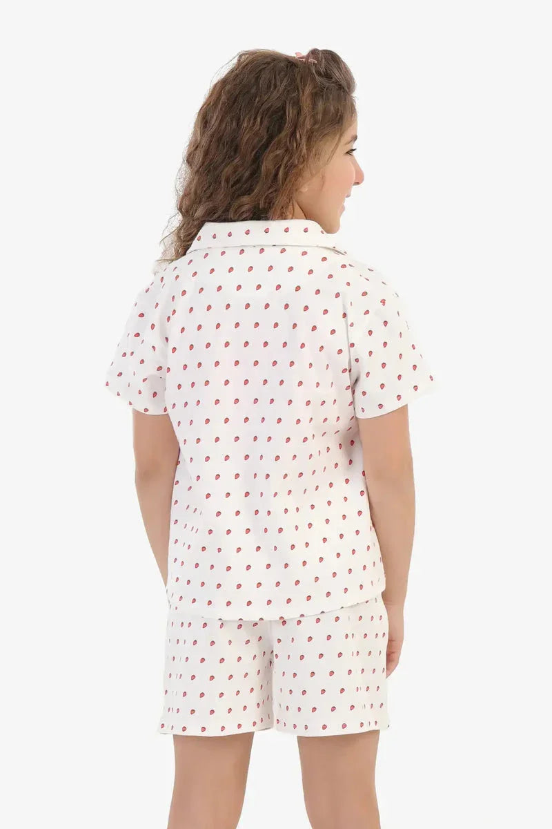 Carina - Girly Pyjama Set + Sleeping Mask 4