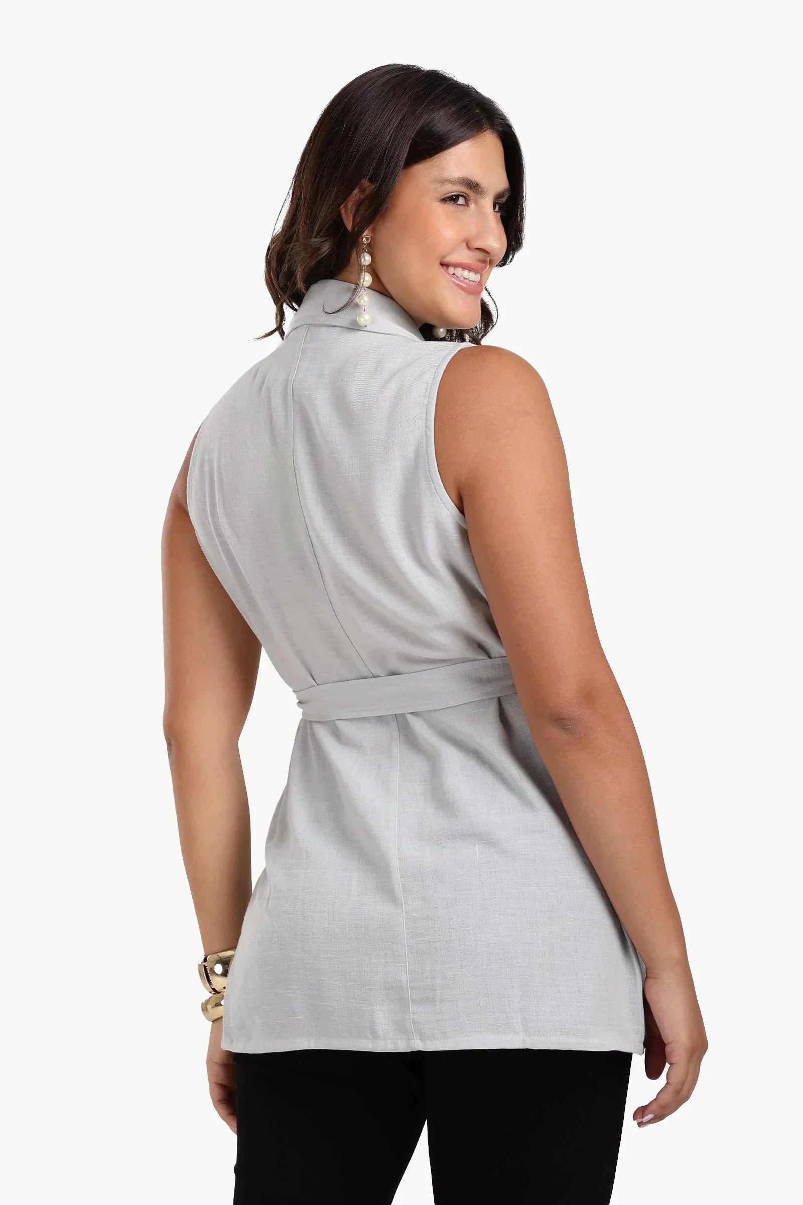 Clue - Sleeveless Tencel Vest 3