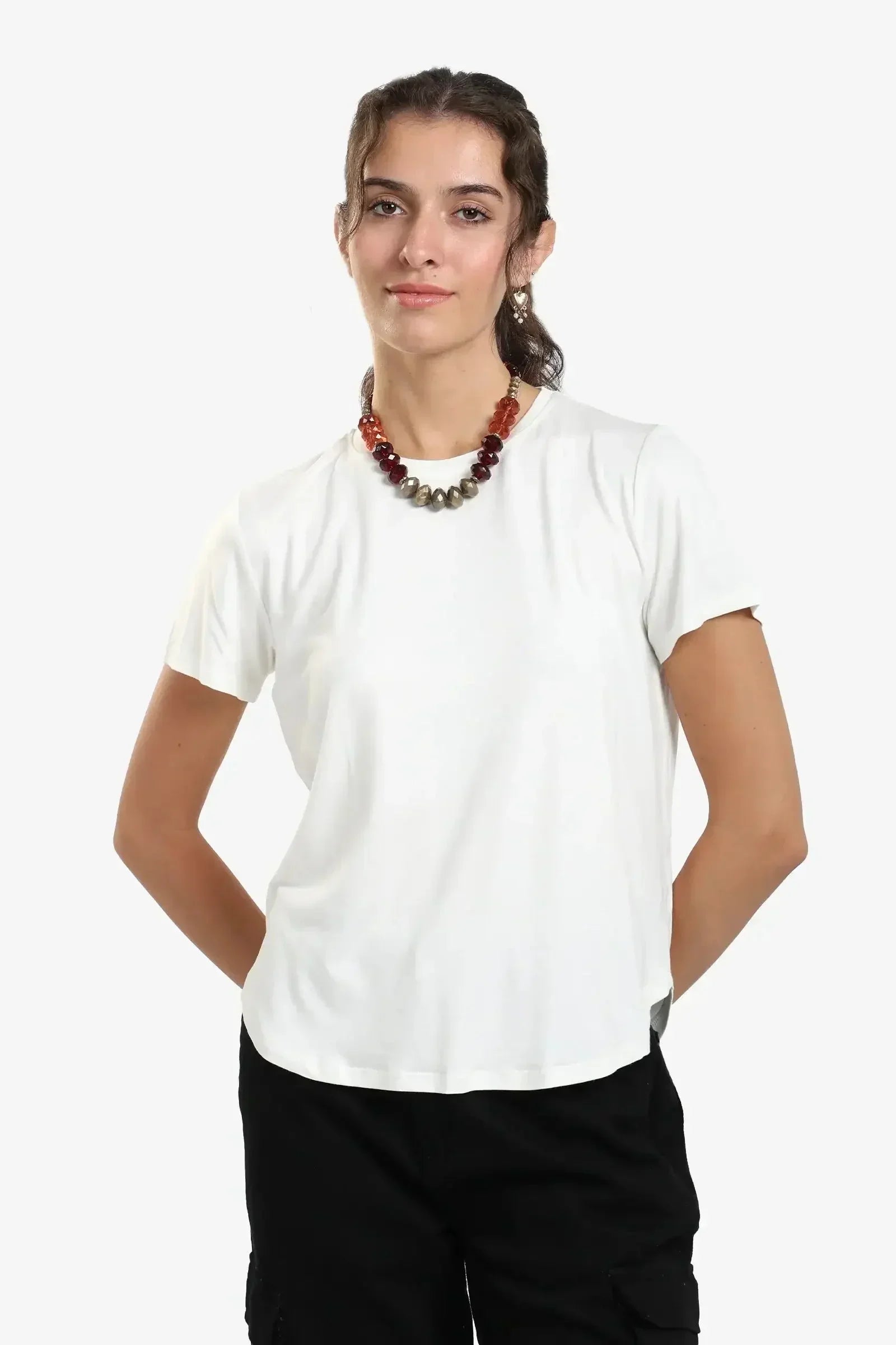 Carina - Asymmetrical Hem Basic Top 16