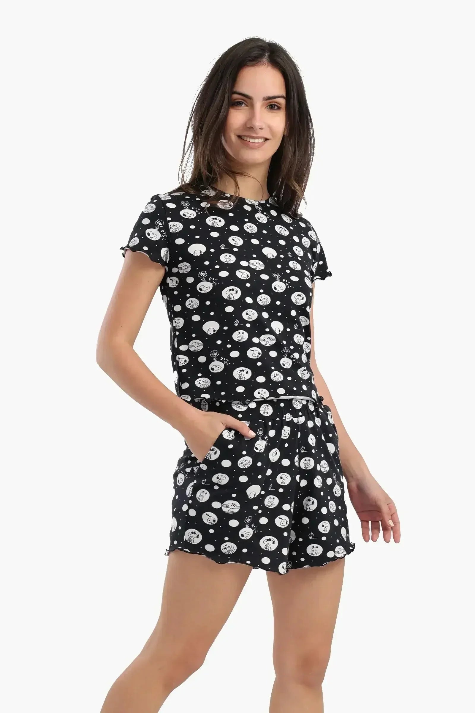 Carina - Snoopy Printed Pyjama Set 5